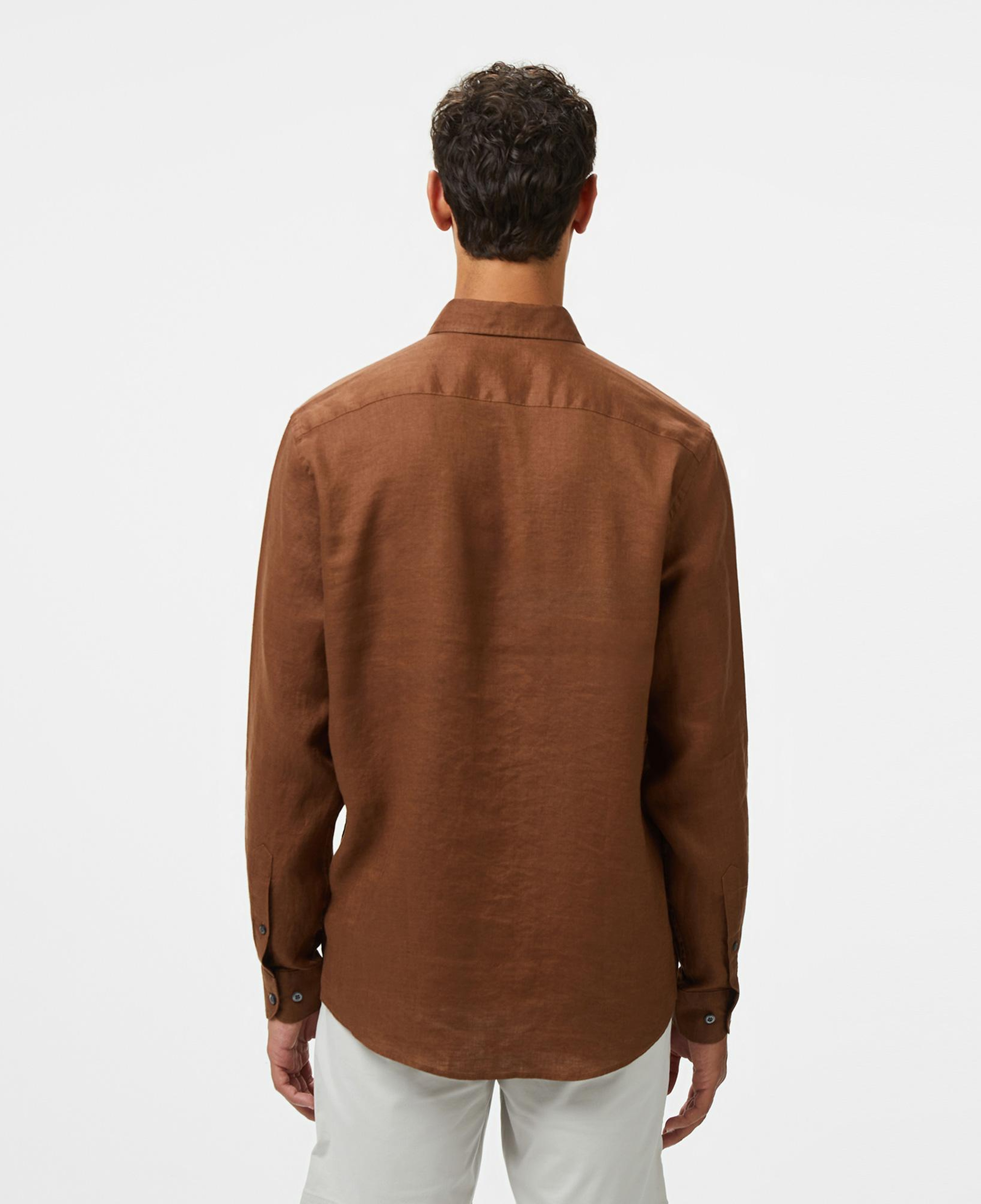 Nautica Erkek Kahverengi Classic Fit Gömlek