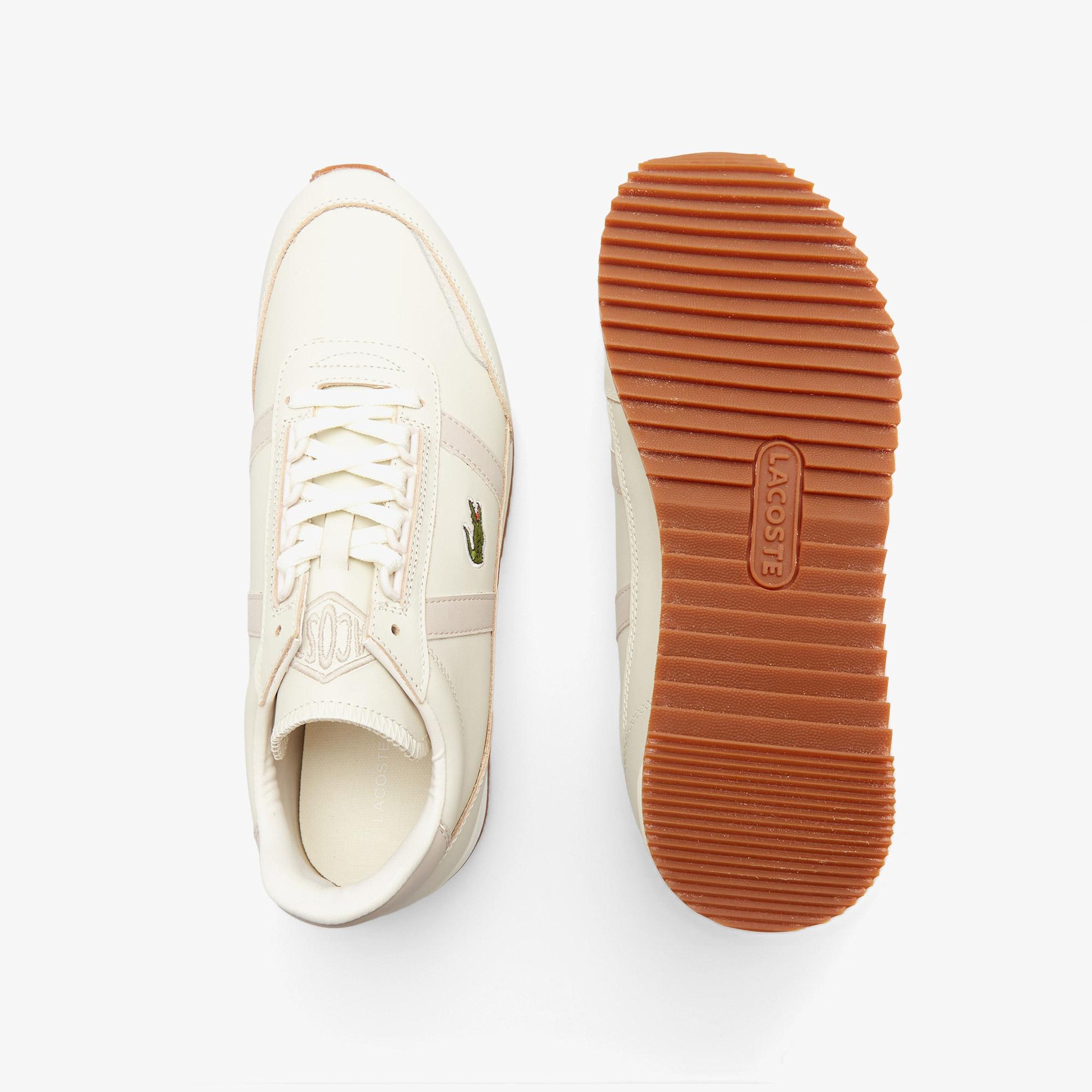 Lacoste Partner Retro Erkek Bej Sneaker