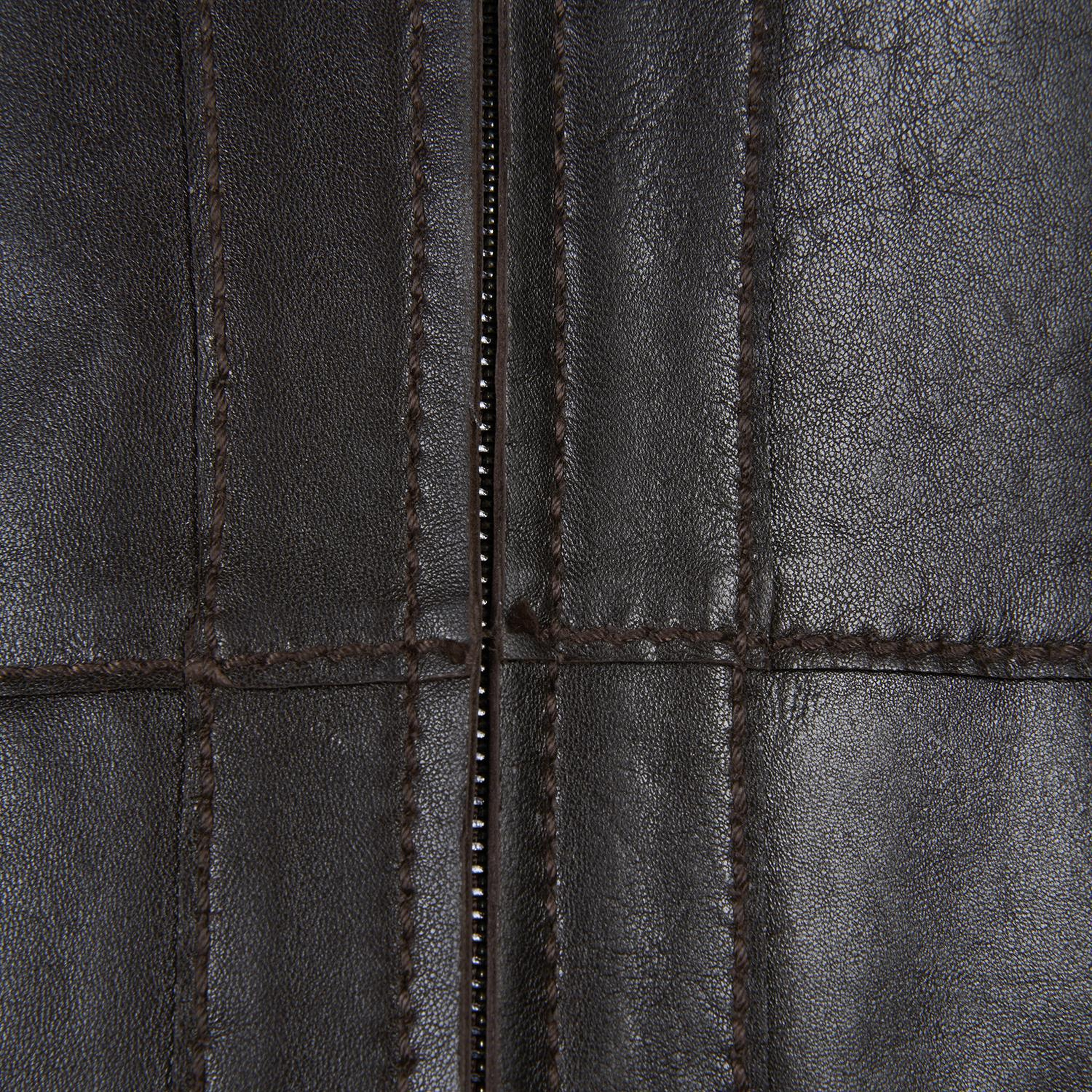 Alenna Kahve Kadın Deri Ceket