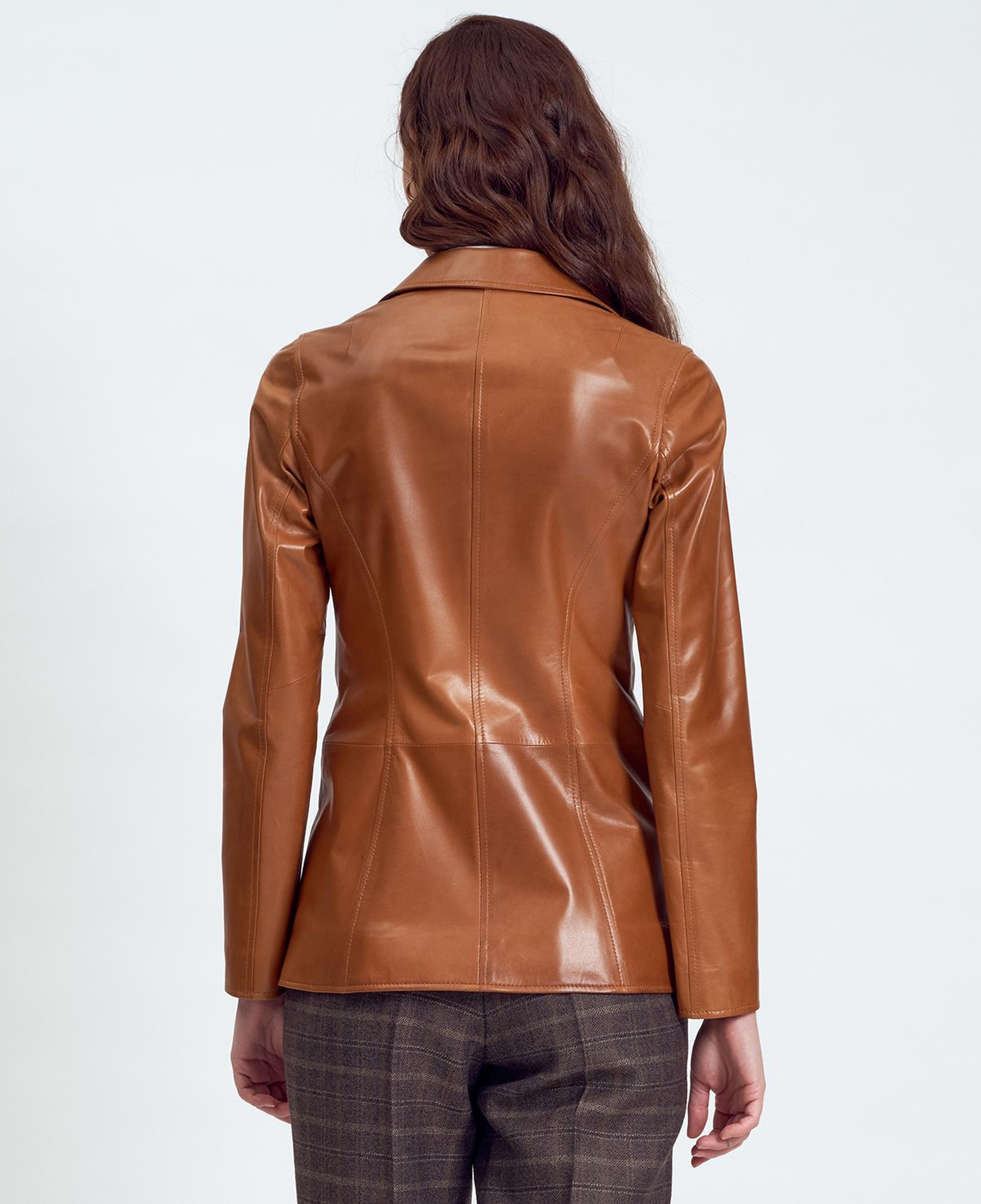 Elenore Kadın Deri Blazer Spor Ceket