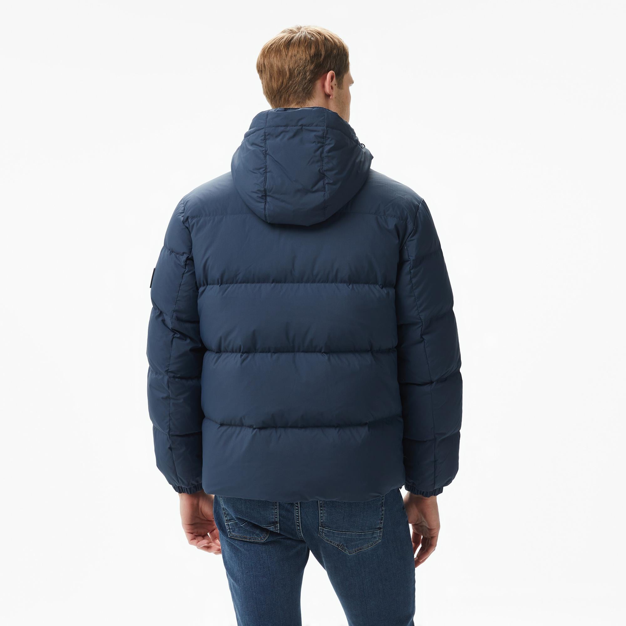 Tommy Hilfiger Jeans Essential Down Erkek Lacivert Mont