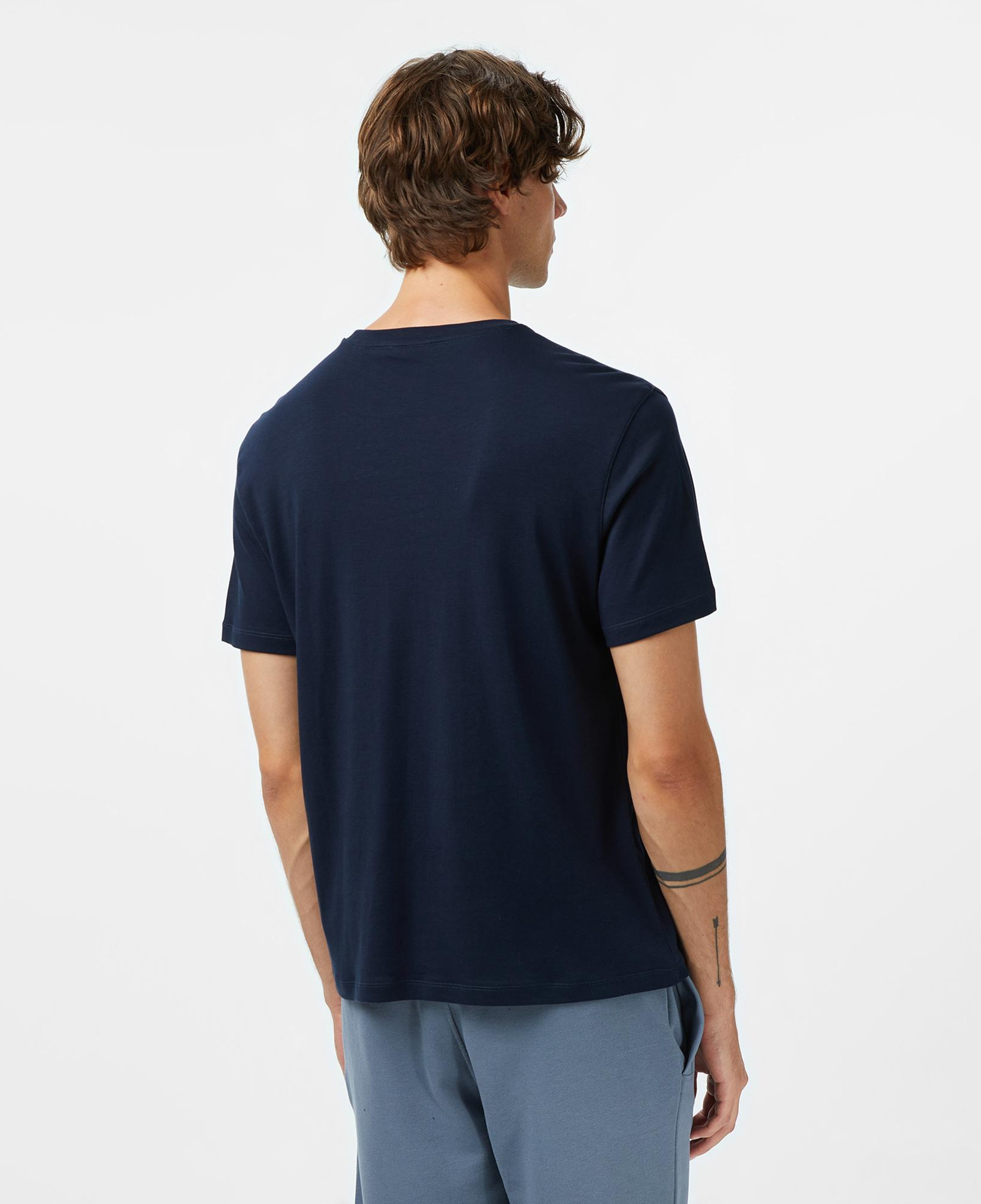 Calvin Klein Supima Chest Erkek Lacivert T-Shirt