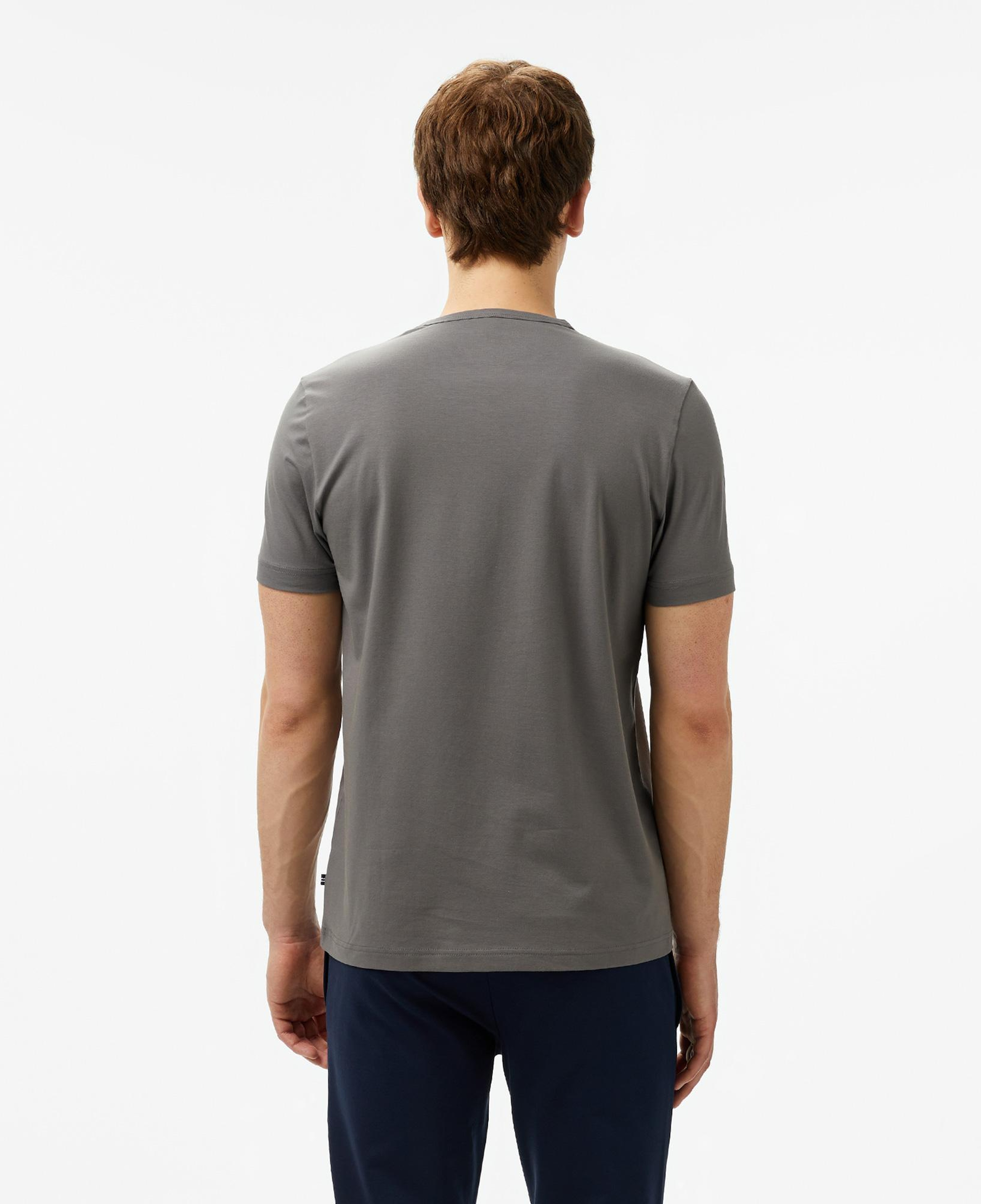 Nautica Erkek Gri Regular Fit T-Shirt