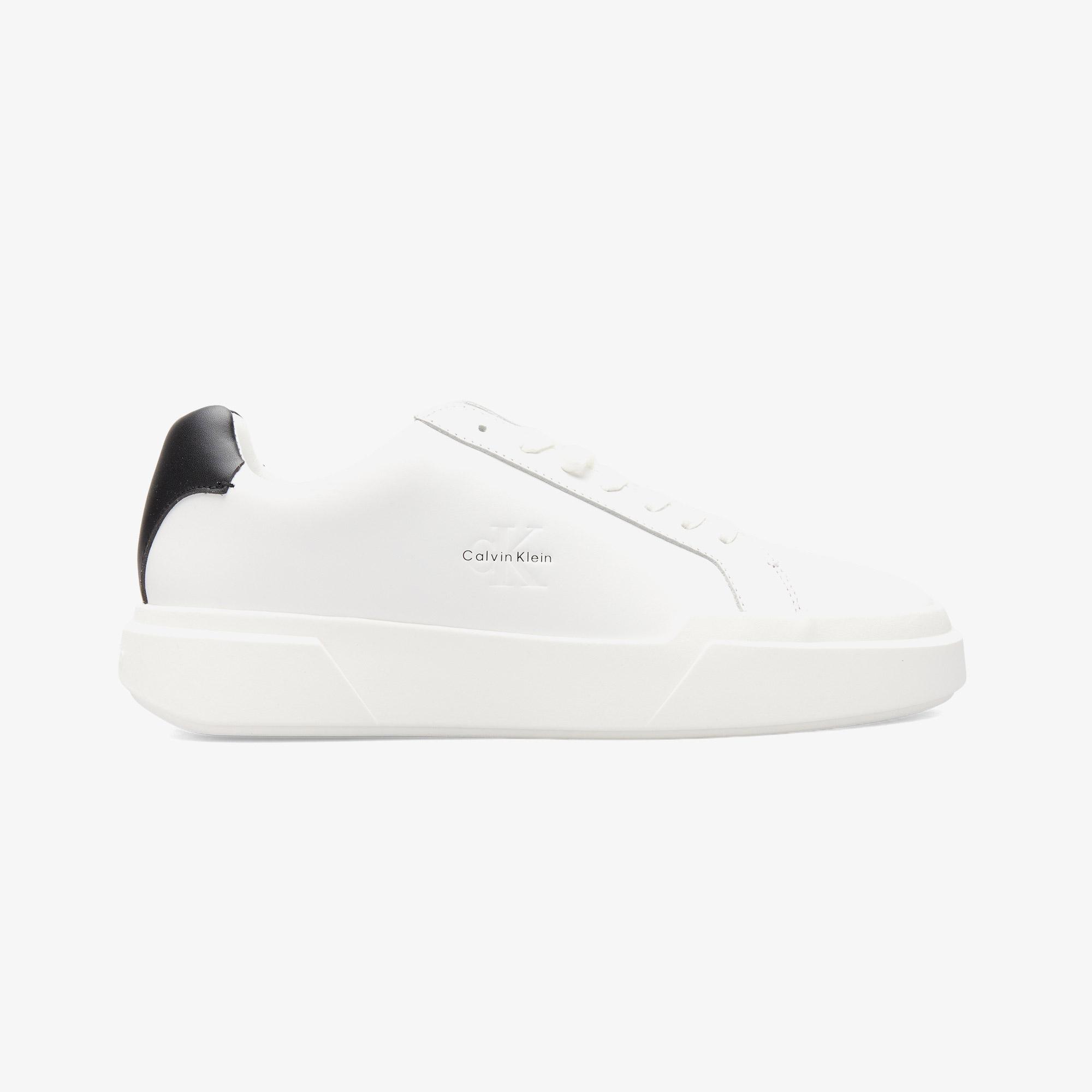 Calvin Klein Chunky Cupsole Lace Up Erkek Beyaz Sneaker