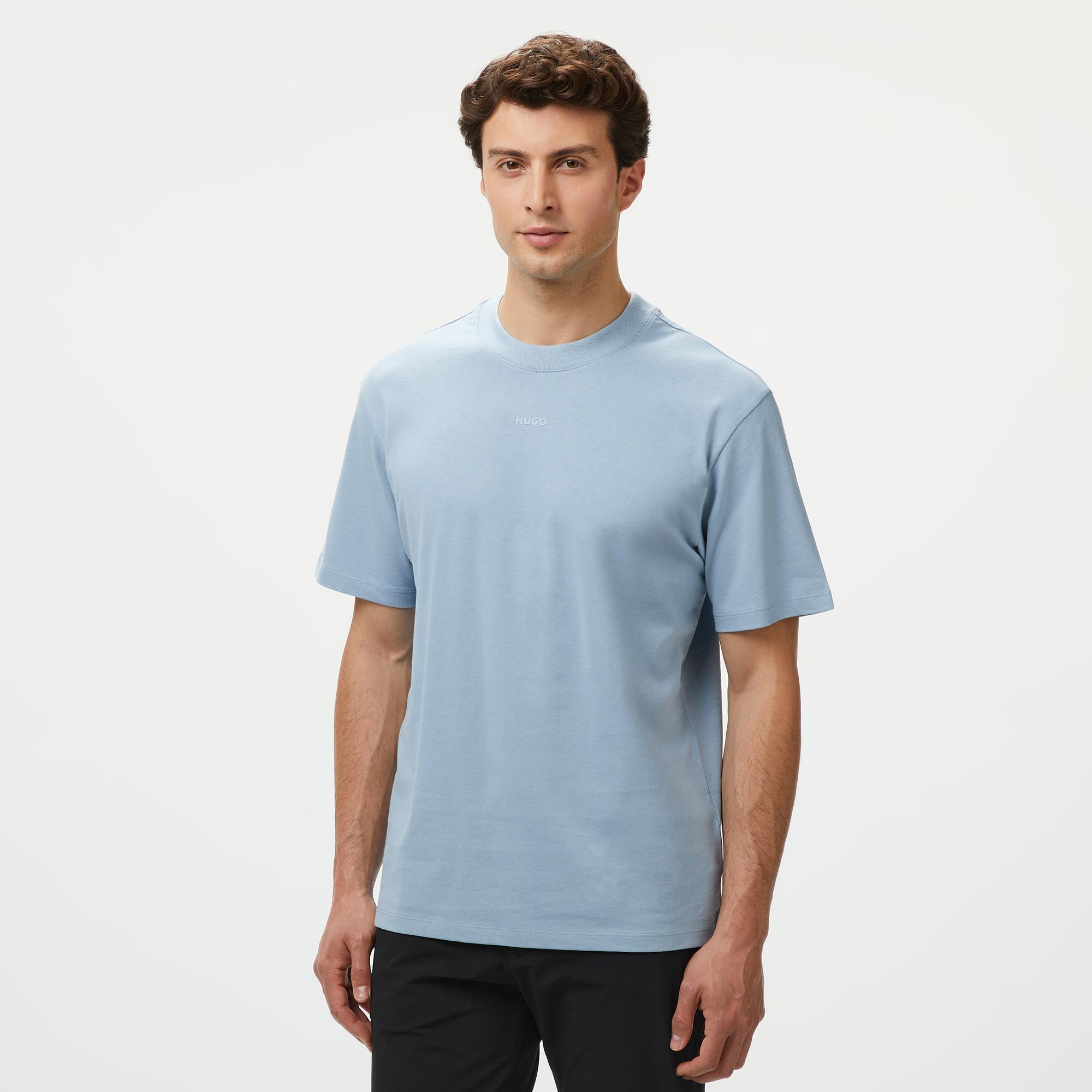 Hugo Dapolino Erkek Mavi T-Shirt