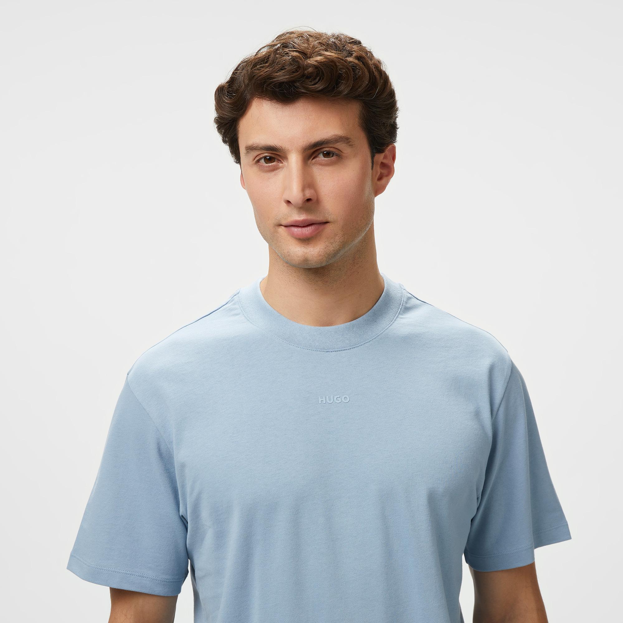 Hugo Dapolino Erkek Mavi T-Shirt