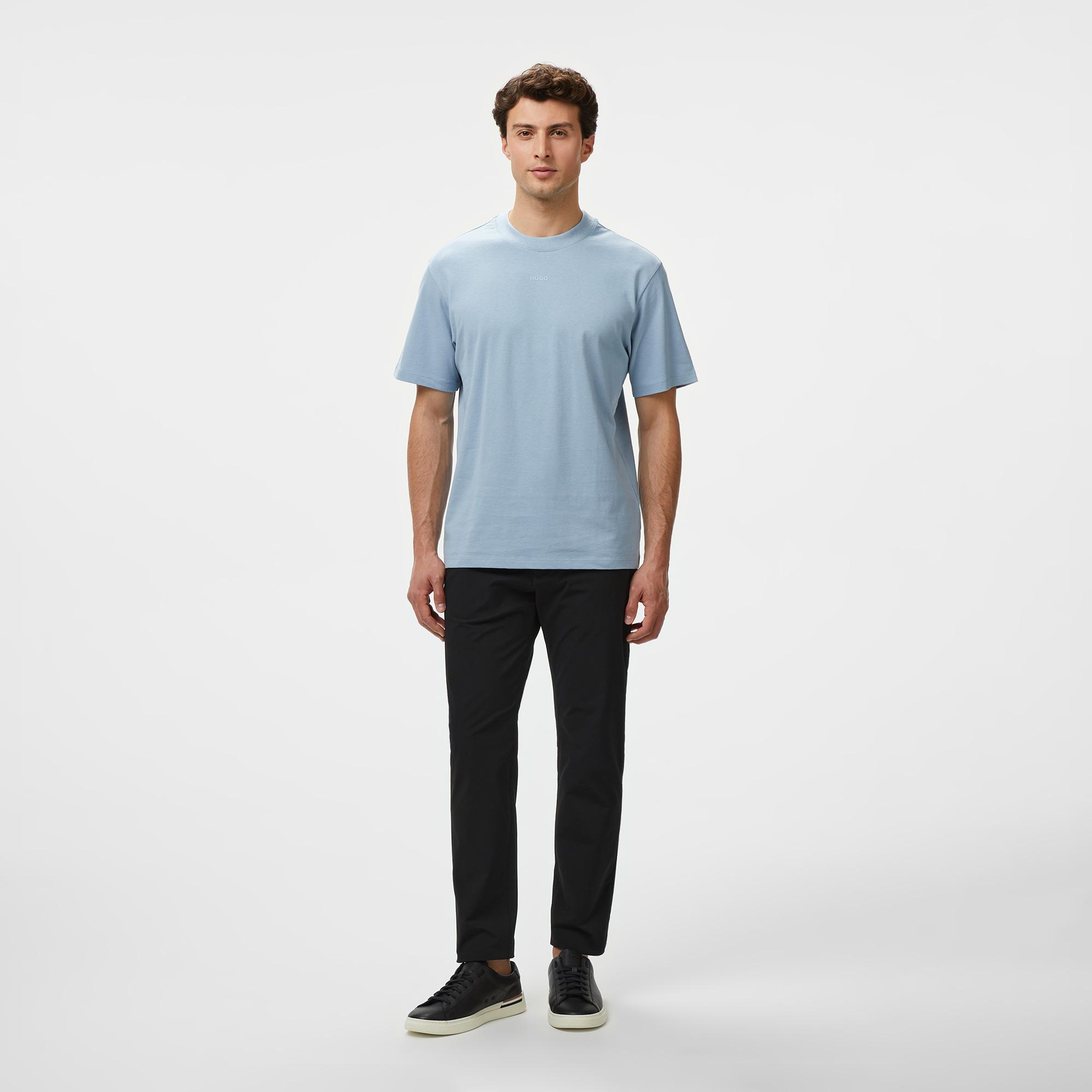 Hugo Dapolino Erkek Mavi T-Shirt