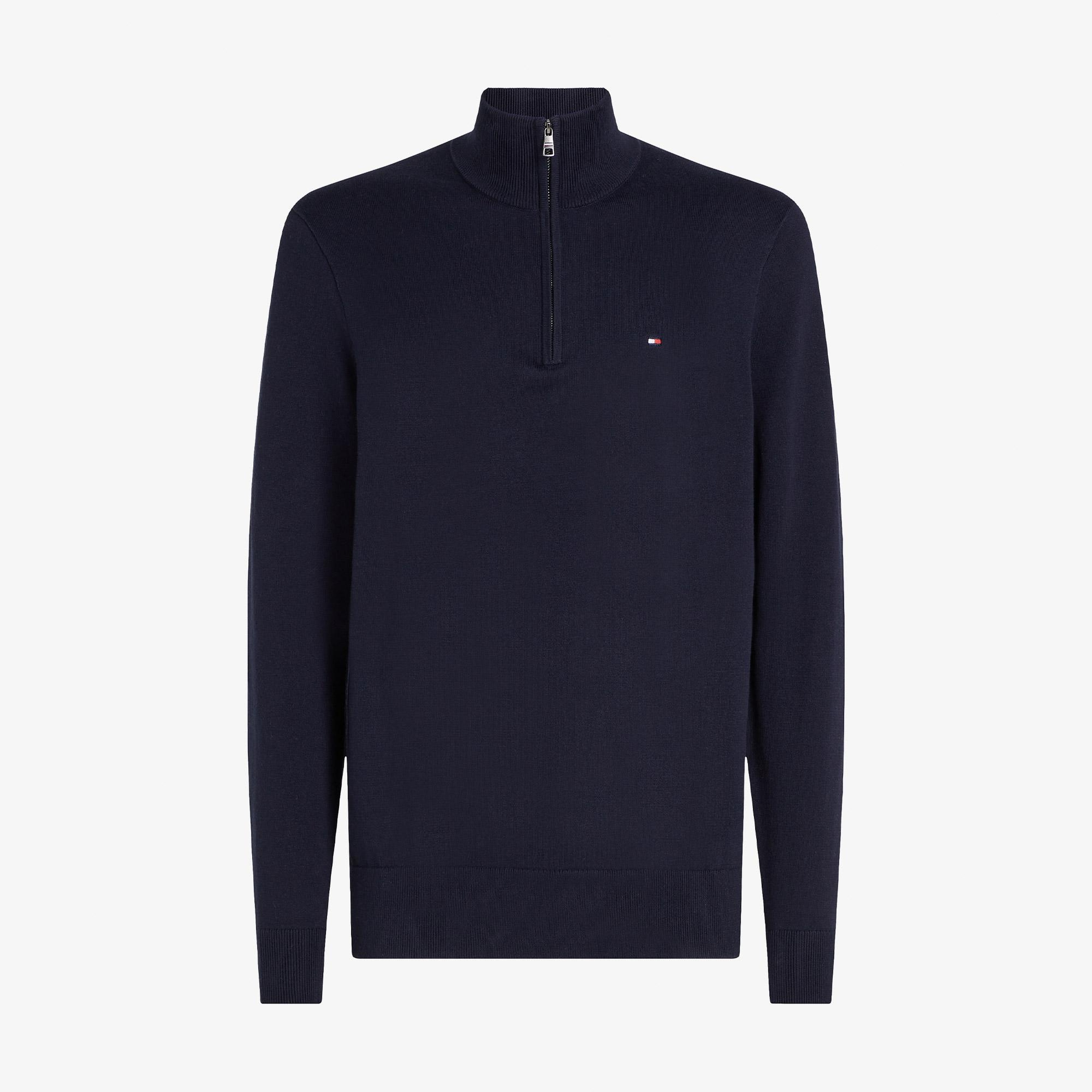 Tommy Hilfiger Erkek Triko Lacivert Kazak