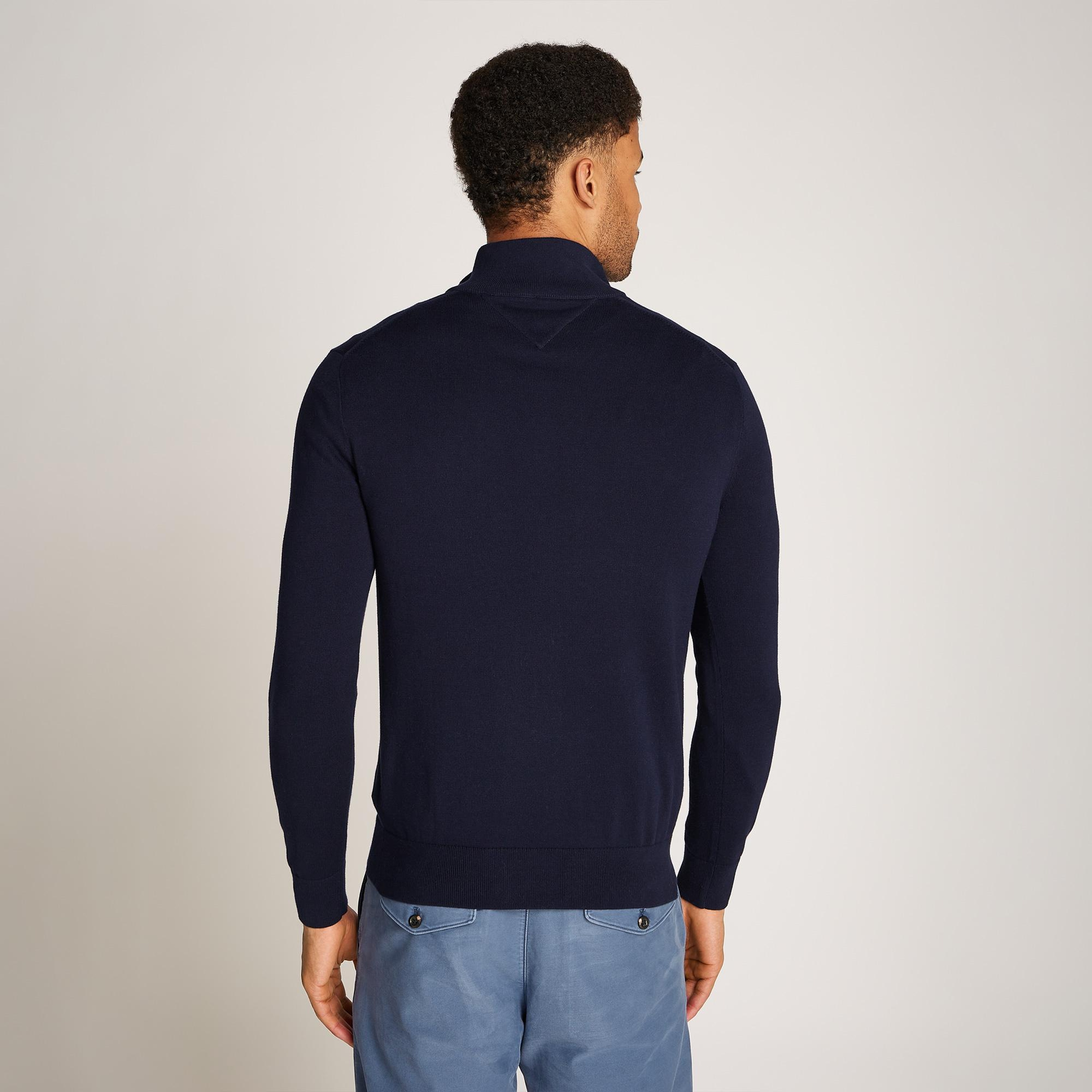 Tommy Hilfiger Erkek Triko Lacivert Kazak