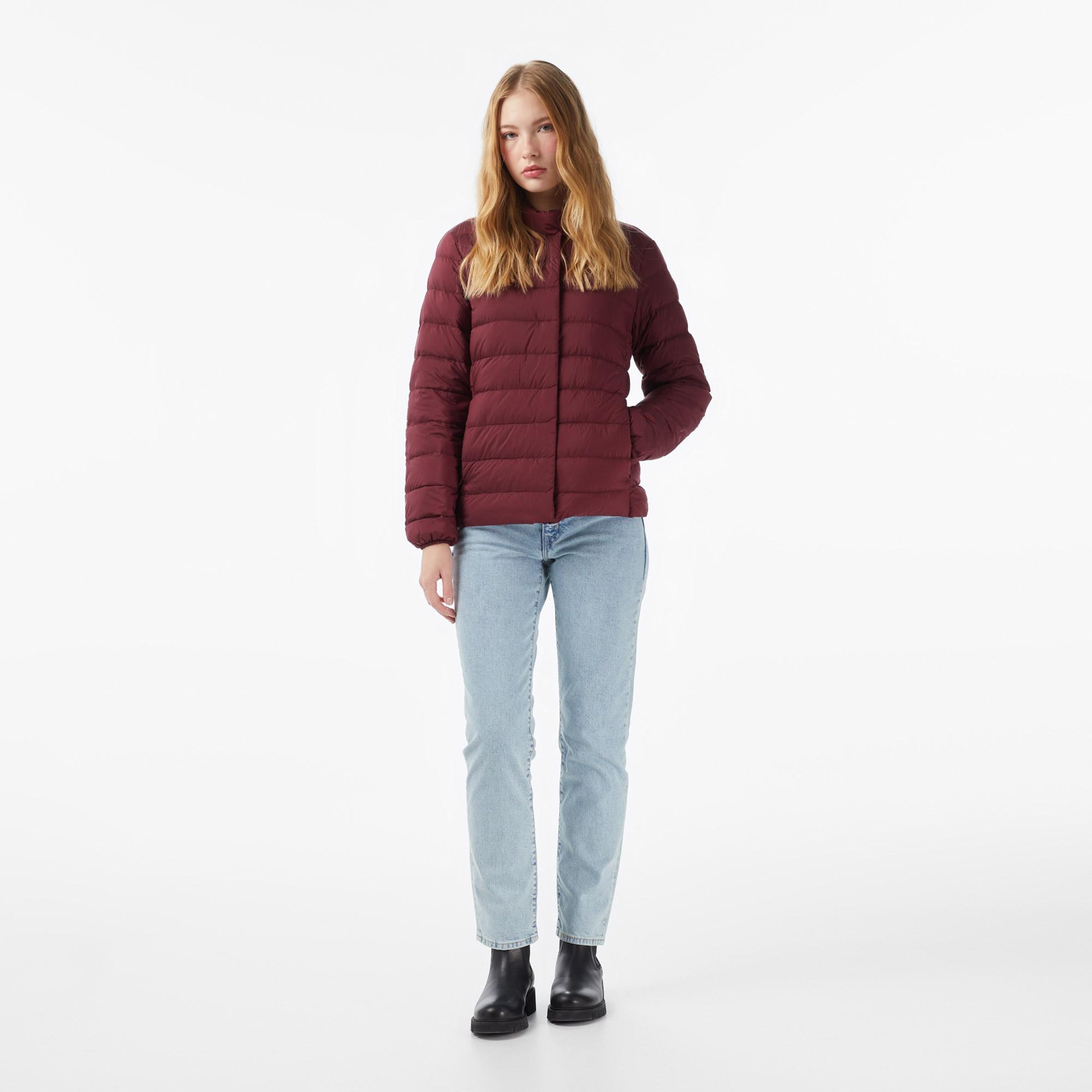 Nautica Kadın Bordo Regular Fit Mont