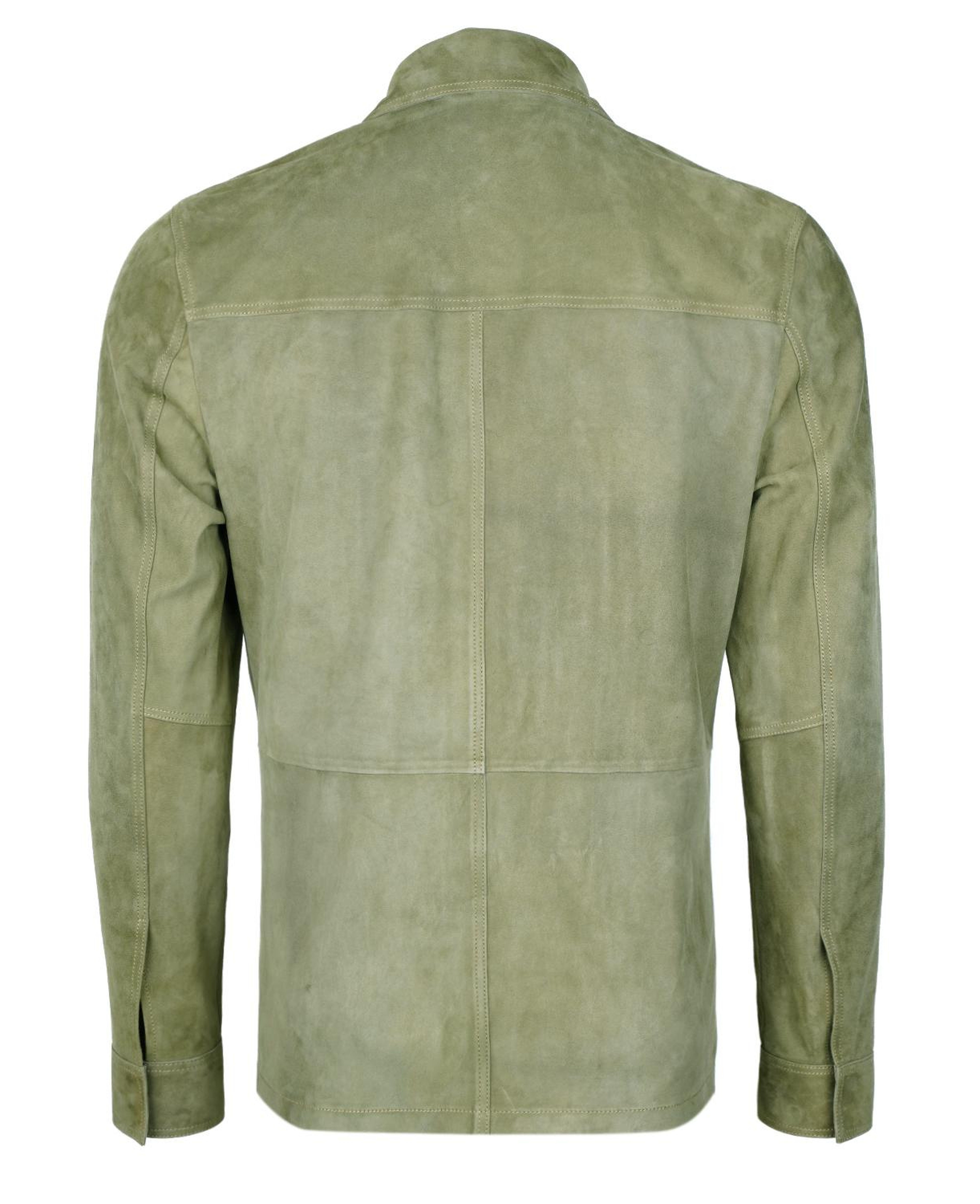 Osvaldo Yeşil Erkek Süet Gömlek