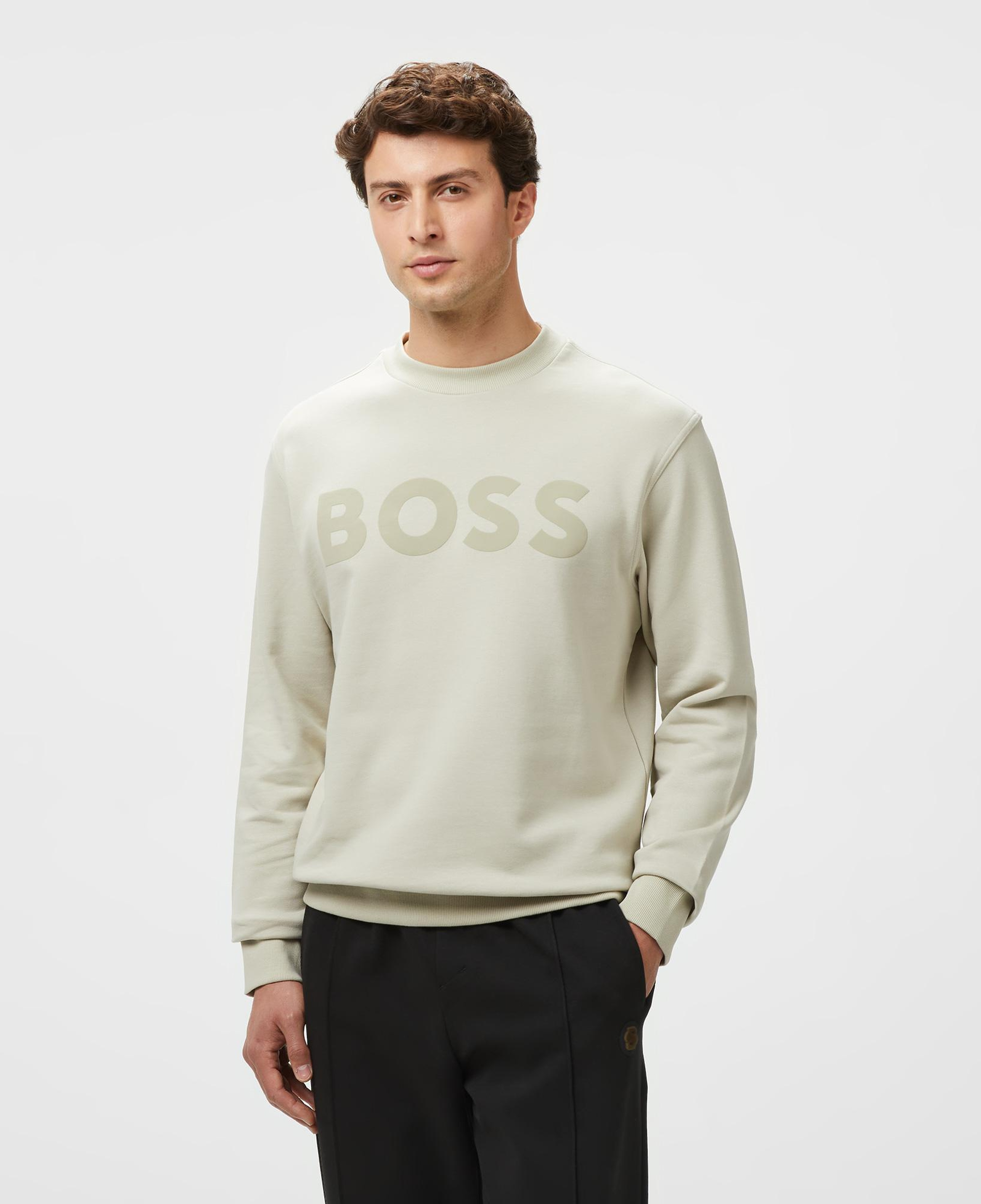 Boss Erkek Bej Sweatshirt