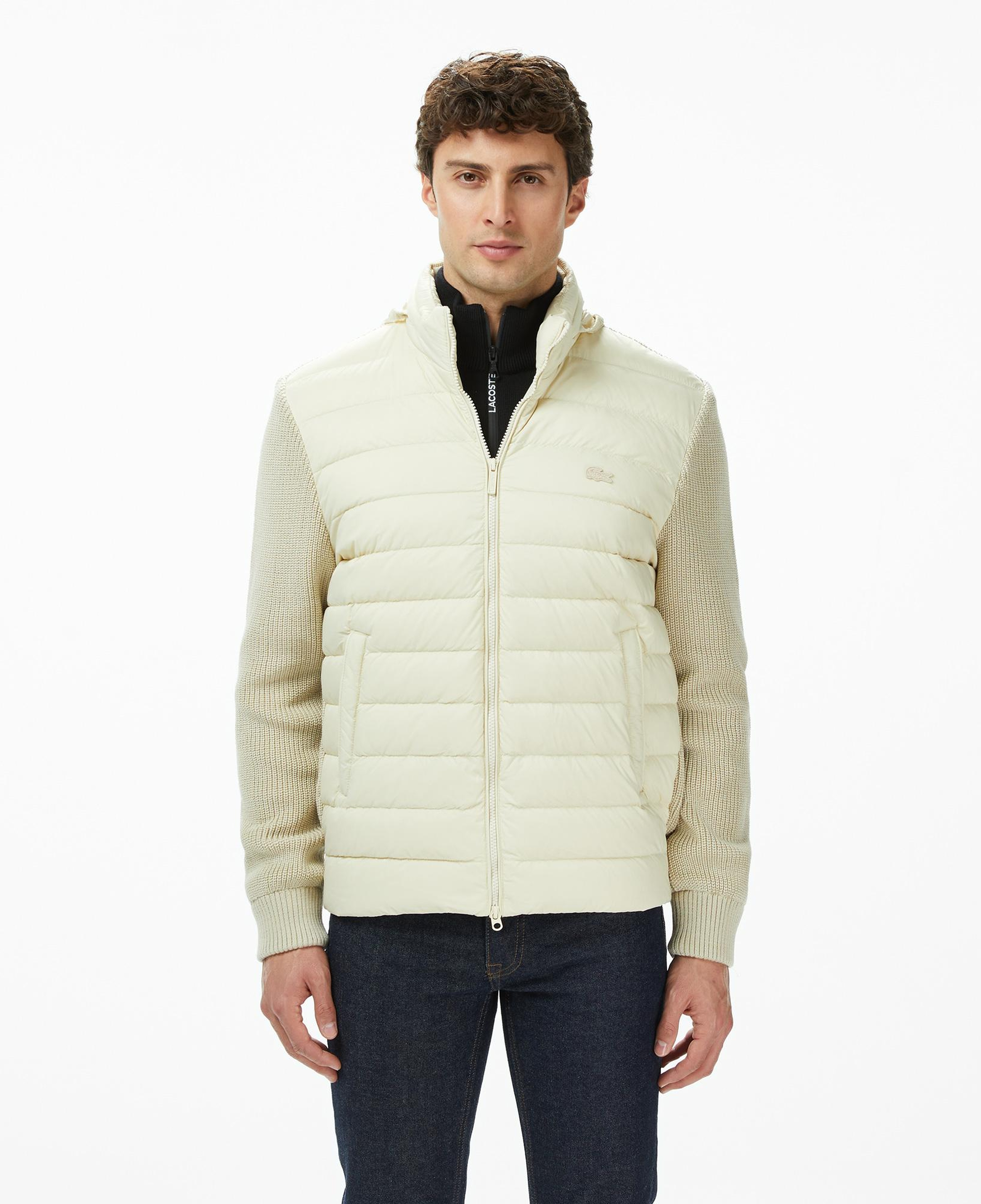 Lacoste Erkek Regular Fit Kapüşonlu Açık Kahverengi Mont