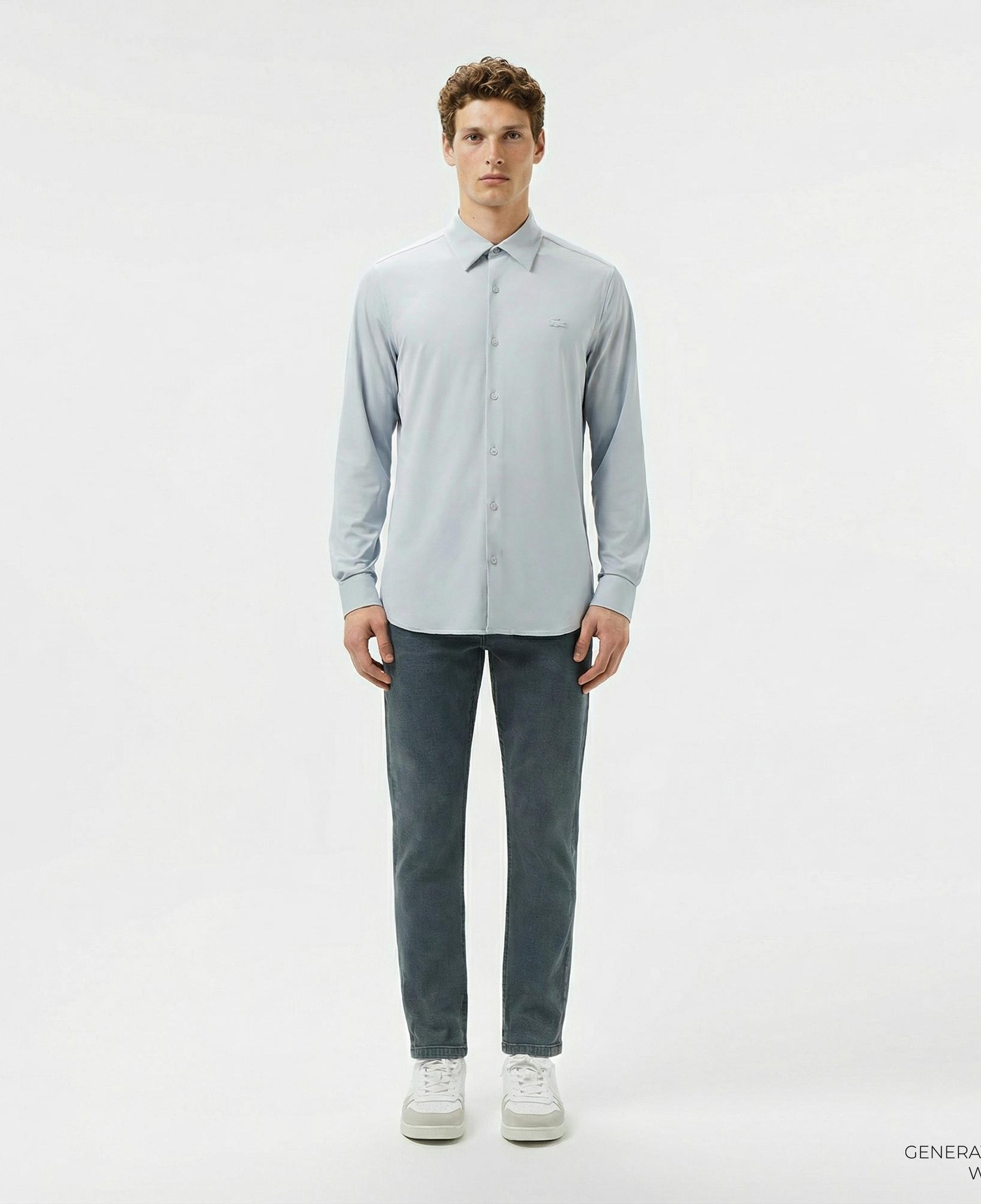 Lacoste Erkek Slim Fit Lacivert Jean Pantolon