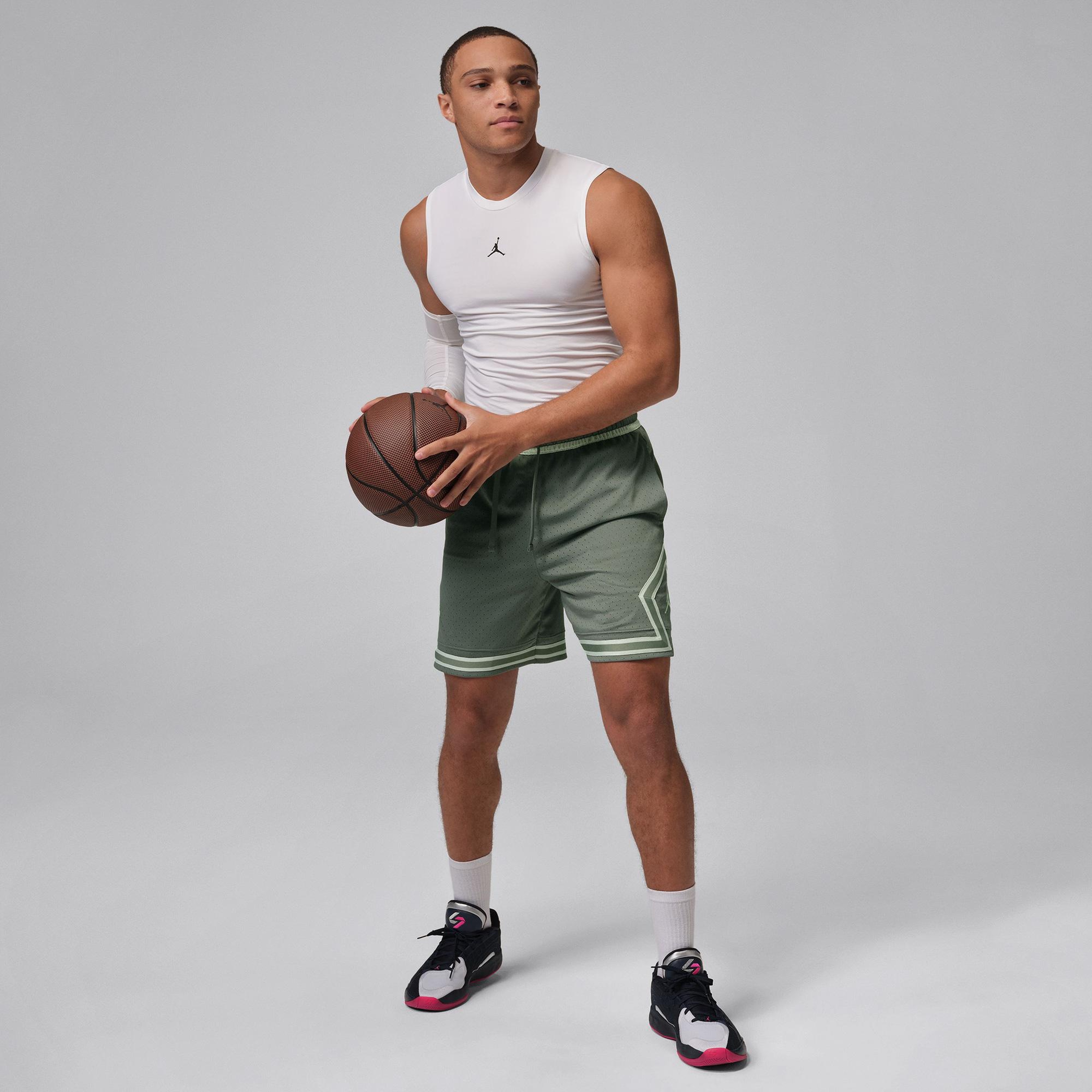 Jordan Dri-Fit Sport Diamond Erkek Yeşil Şort