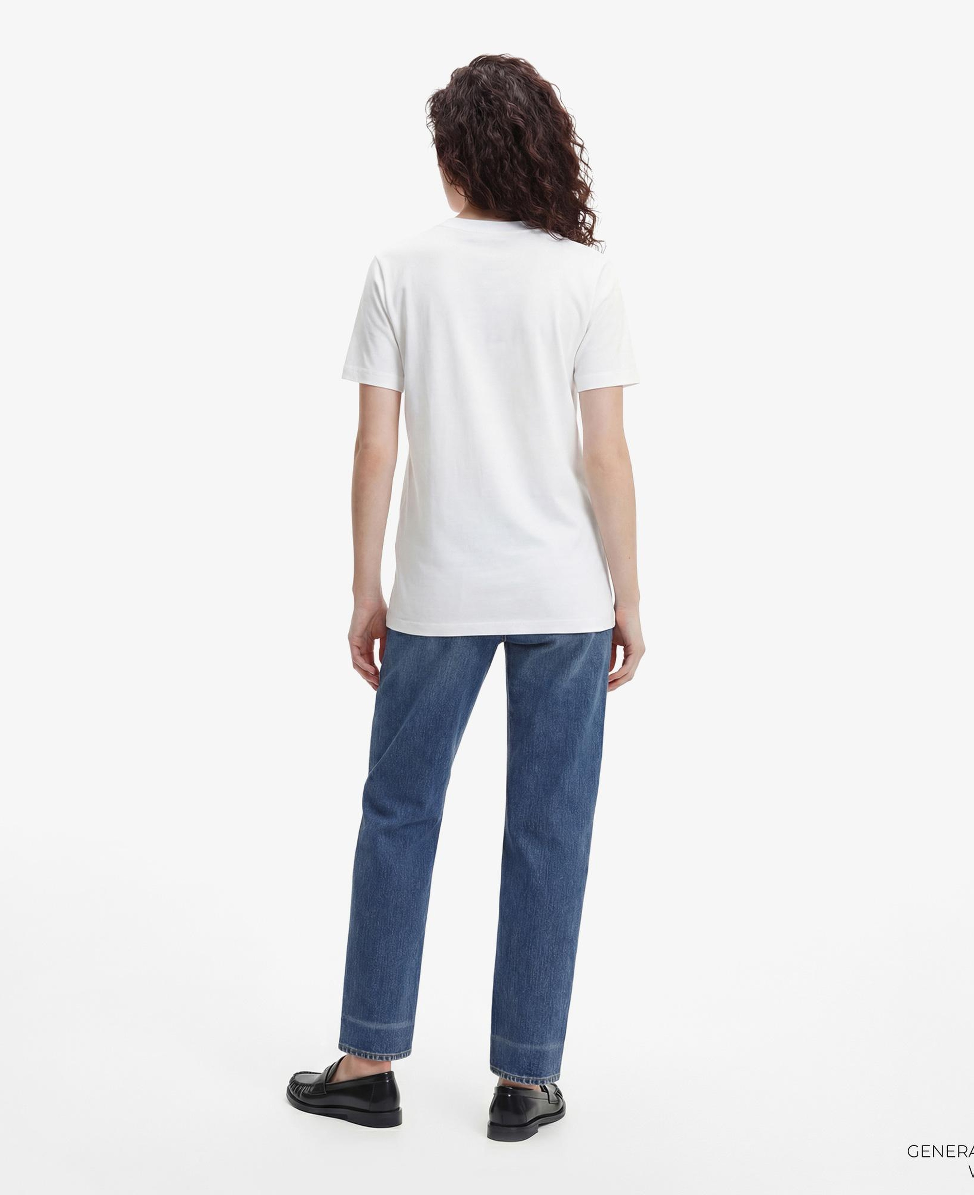 Calvin Klein 20S Classic Logo Kadın Beyaz T-Shirt