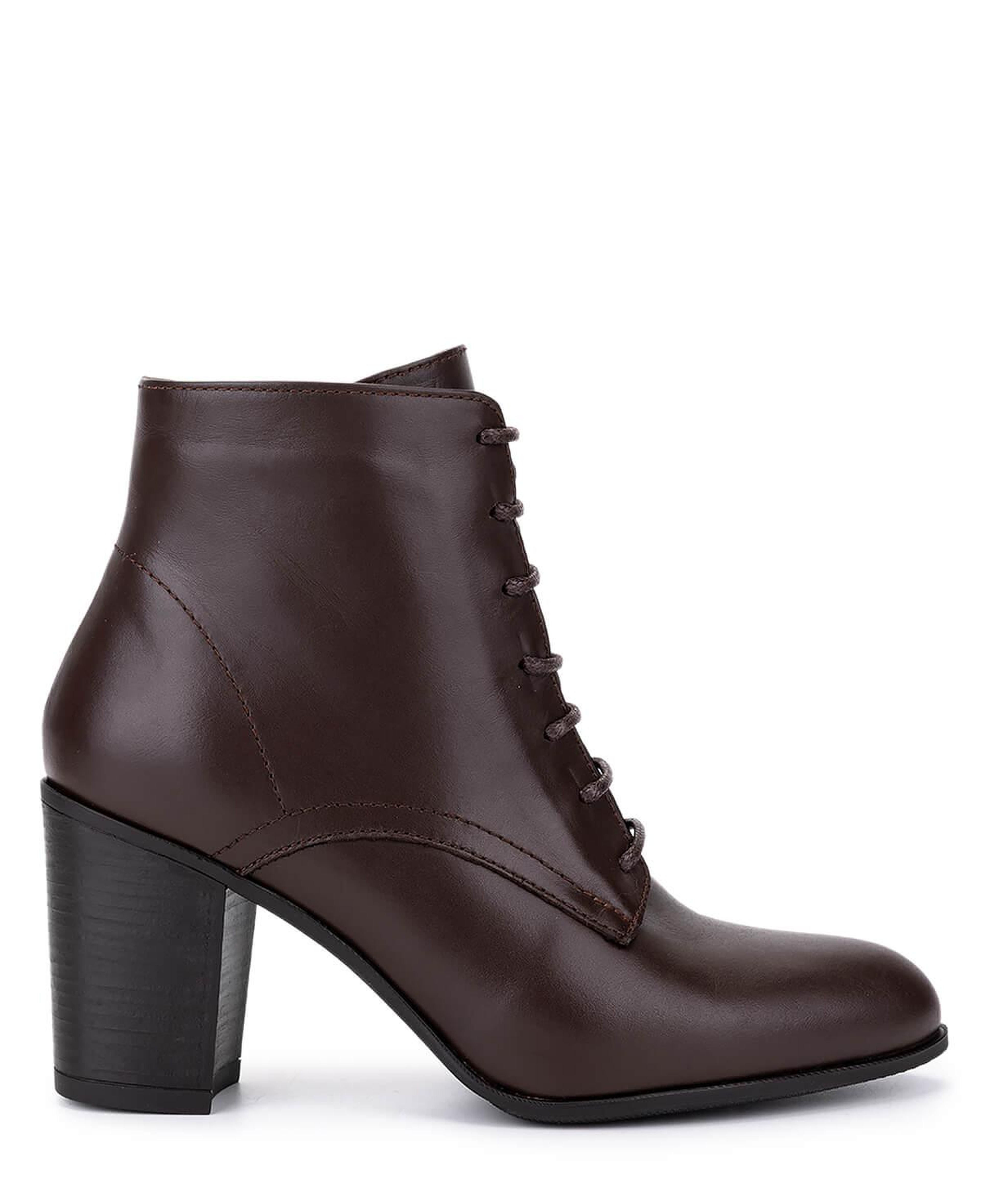 Tamer Tanca Kadın Hakiki Deri Kahverengi Topuklu Bot