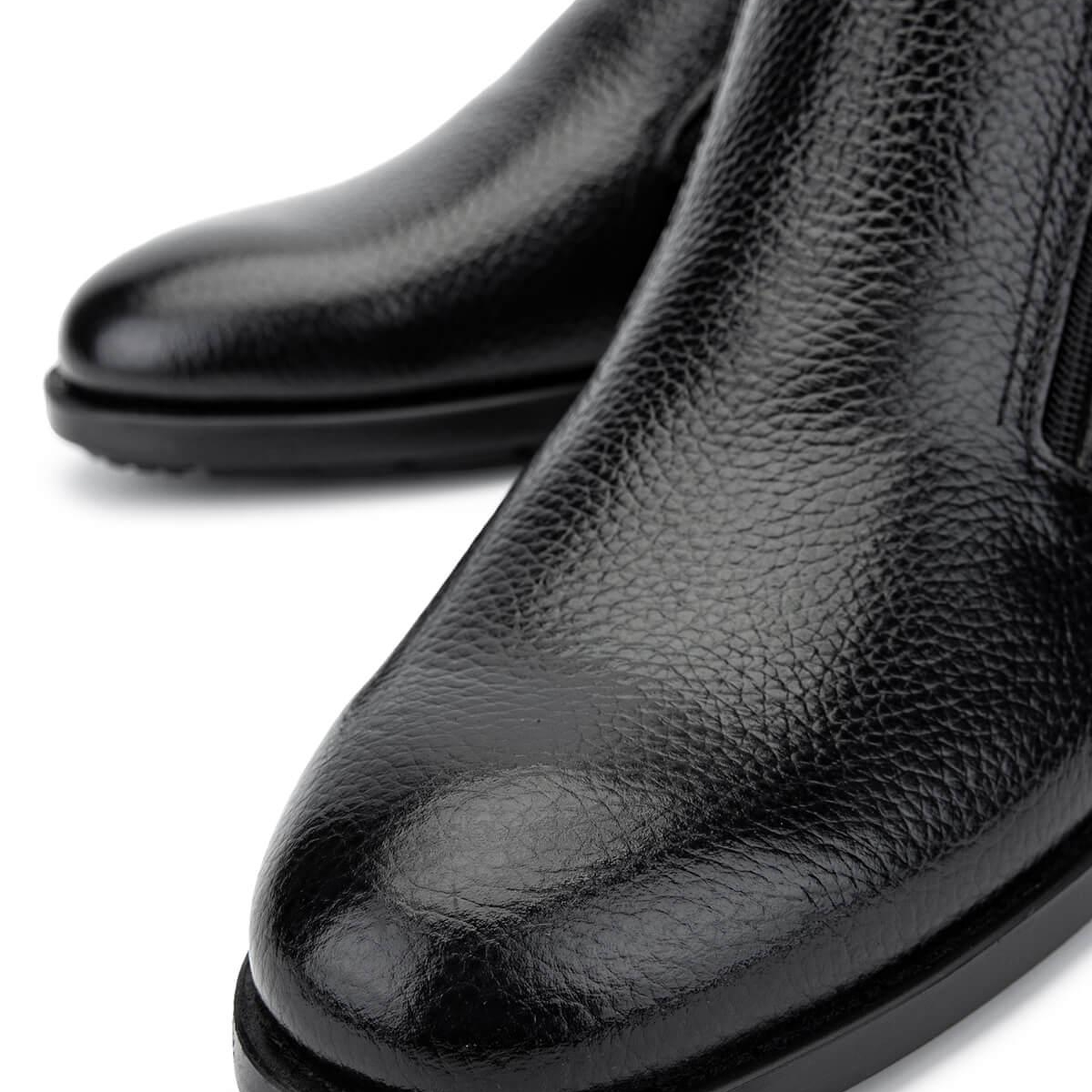 Tamer Tanca Erkek Hakiki Deri Siyah Deri Klasik Bot