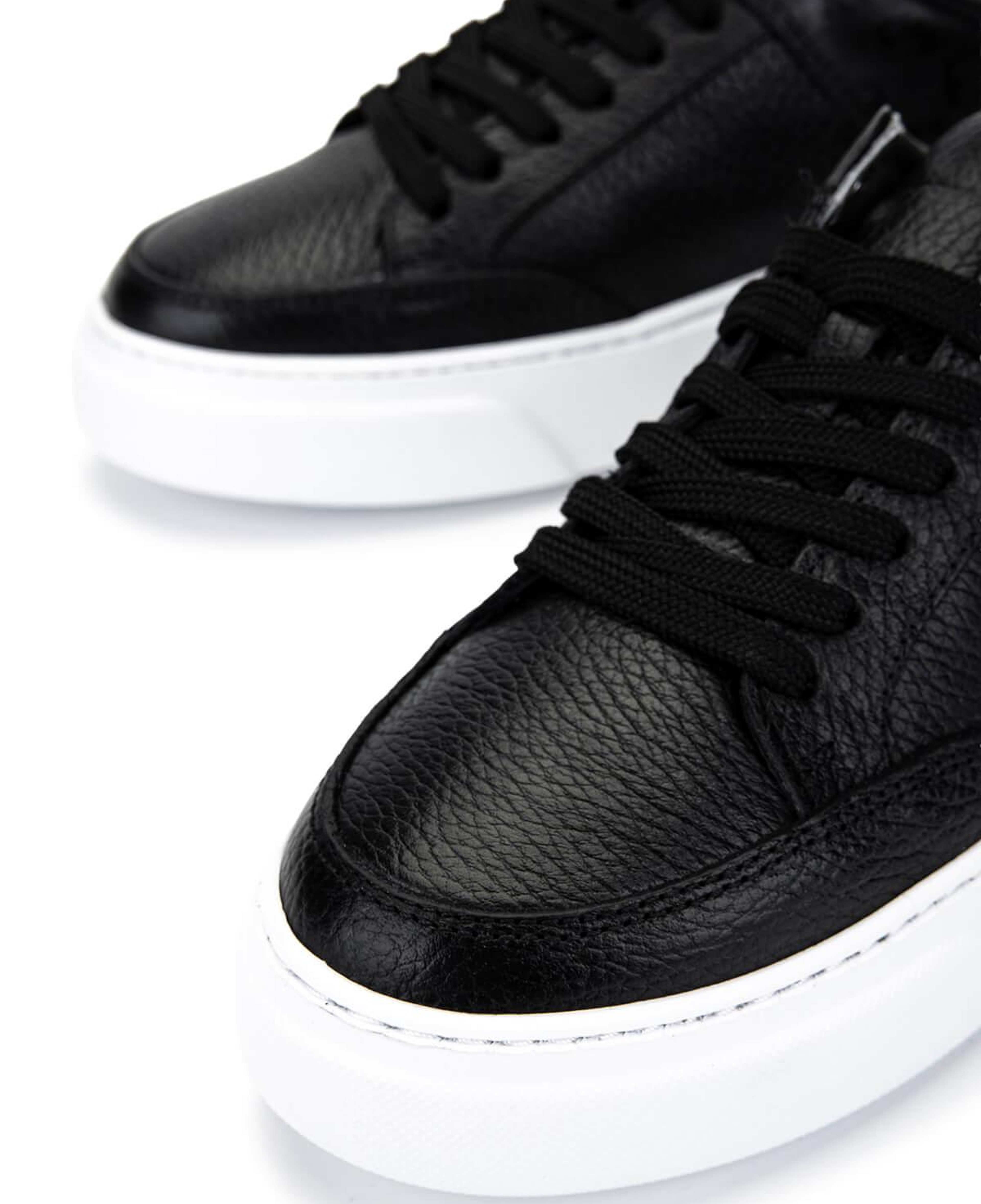 Tamer Tanca Kadın Hakiki Deri Siyah Floter Sneakers & Spor Ayakkabı