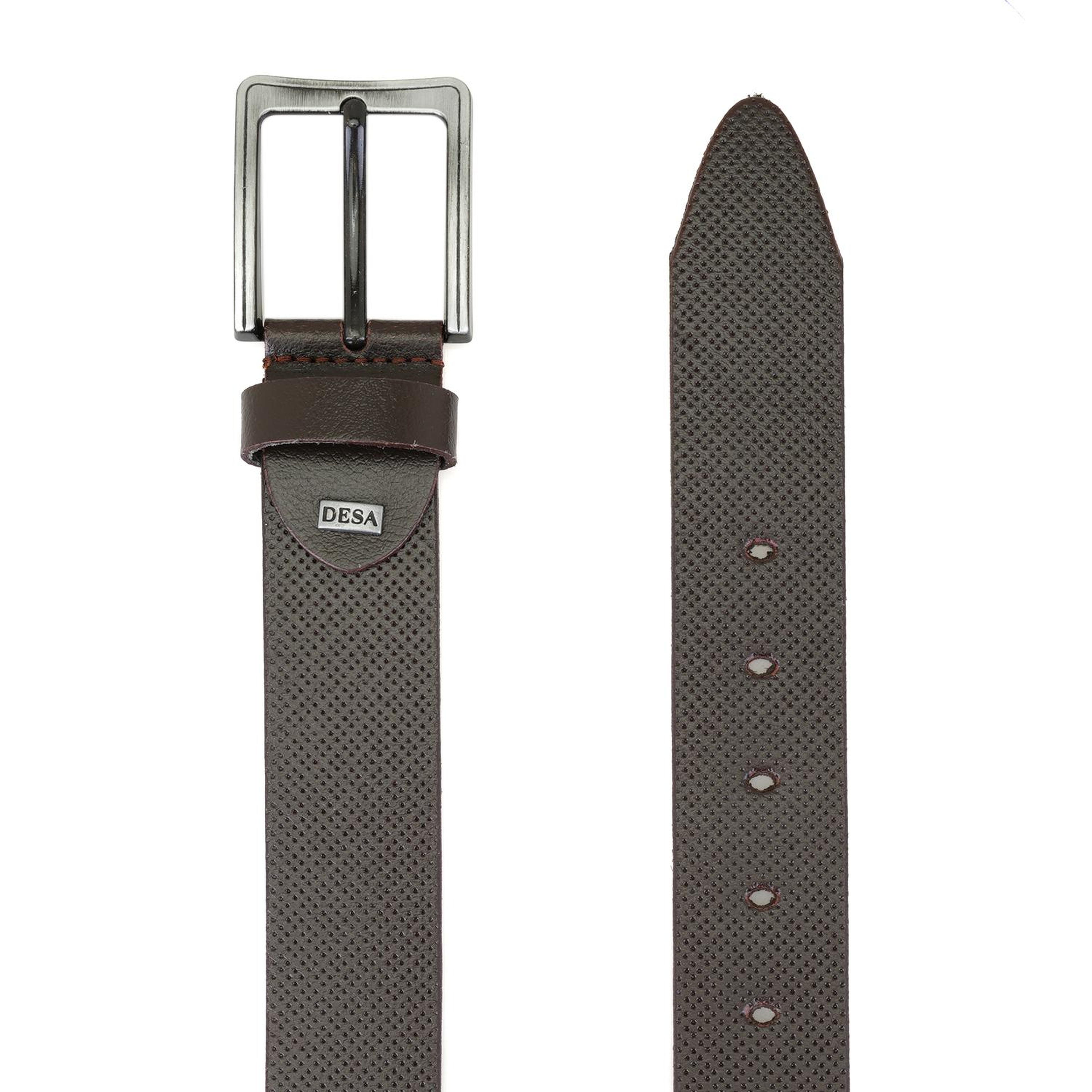 Kahve Erkek Spor Deri Kemer