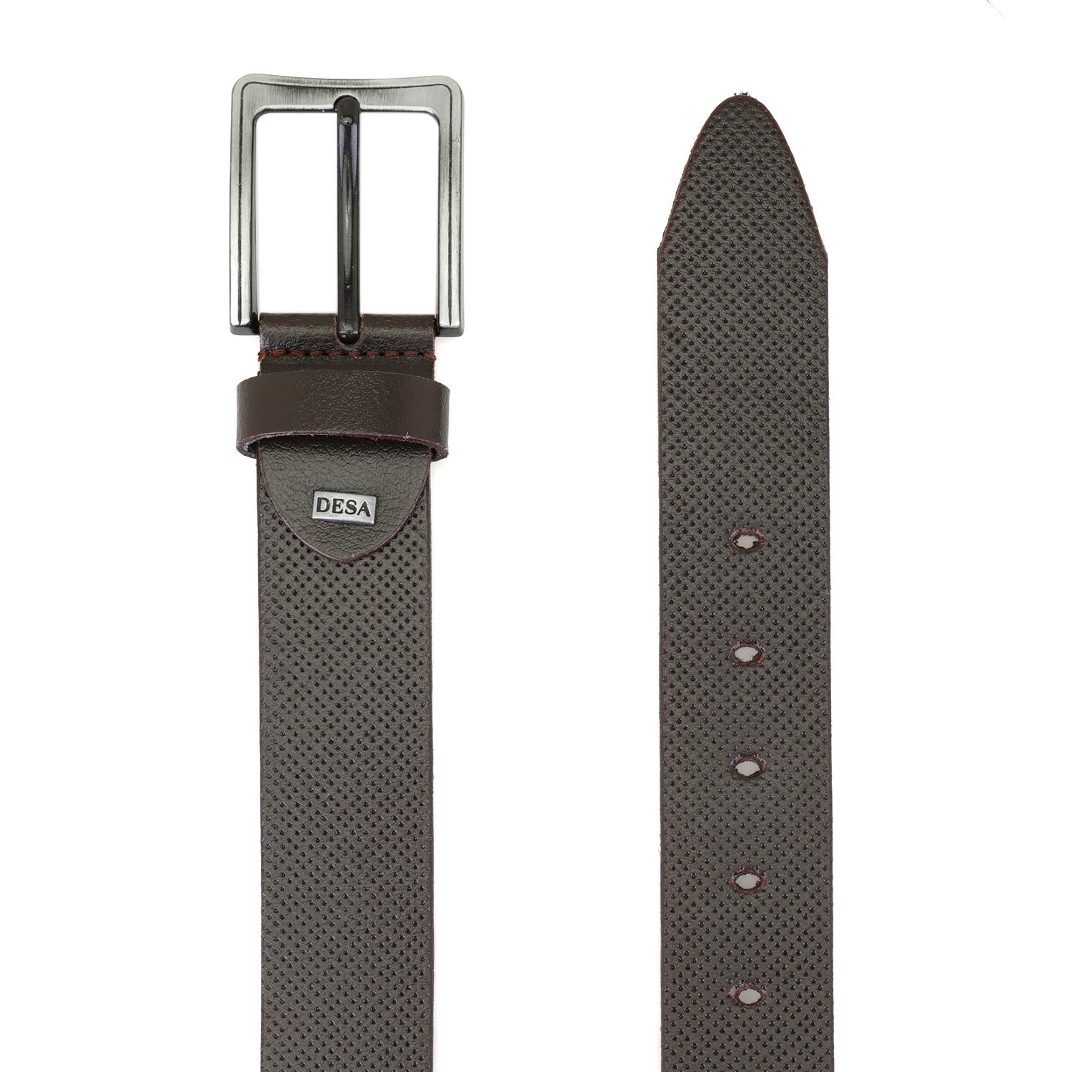 Kahve Erkek Spor Deri Kemer