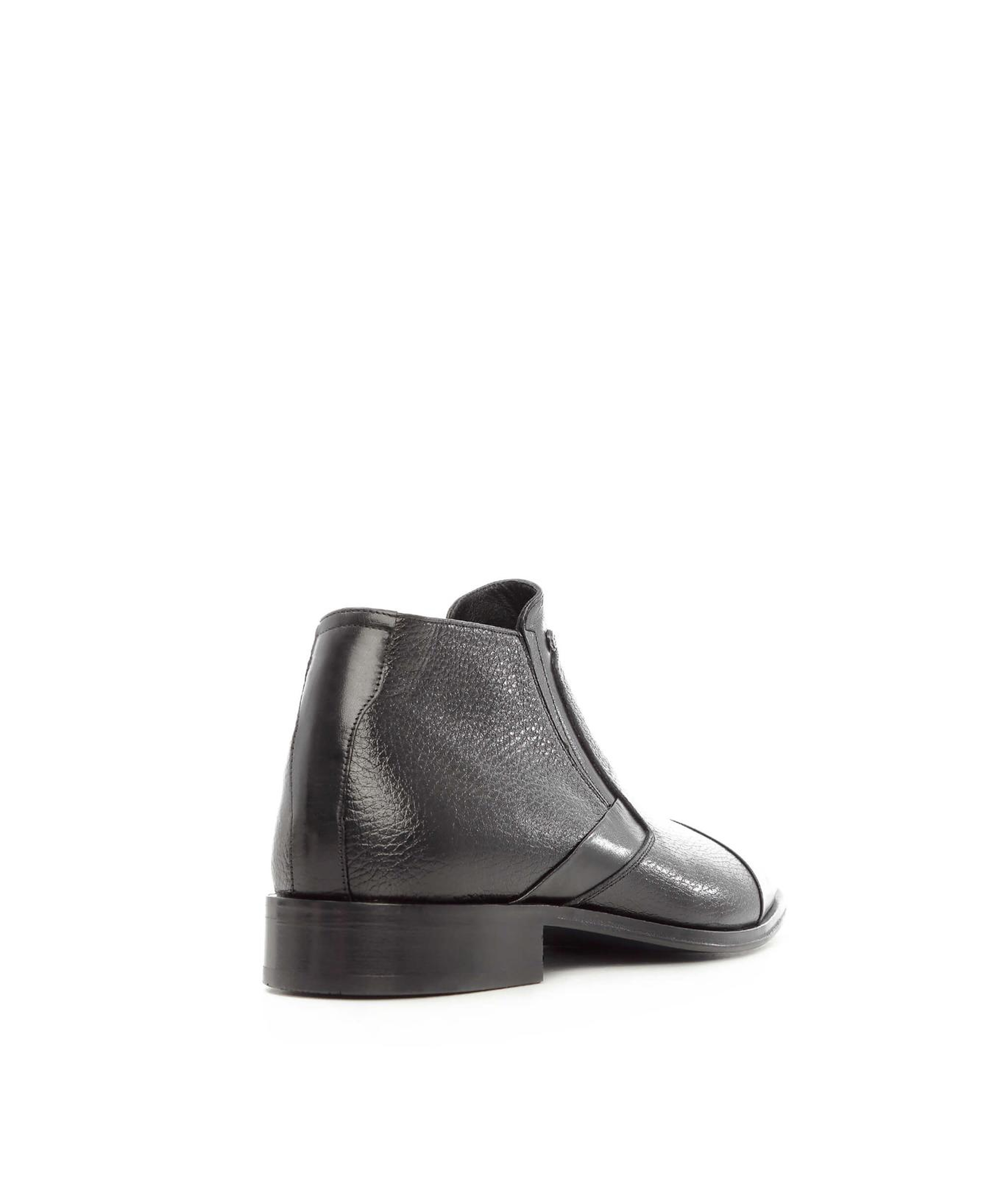 Tamer Tanca Erkek Hakiki Deri Siyah Klasik Bot