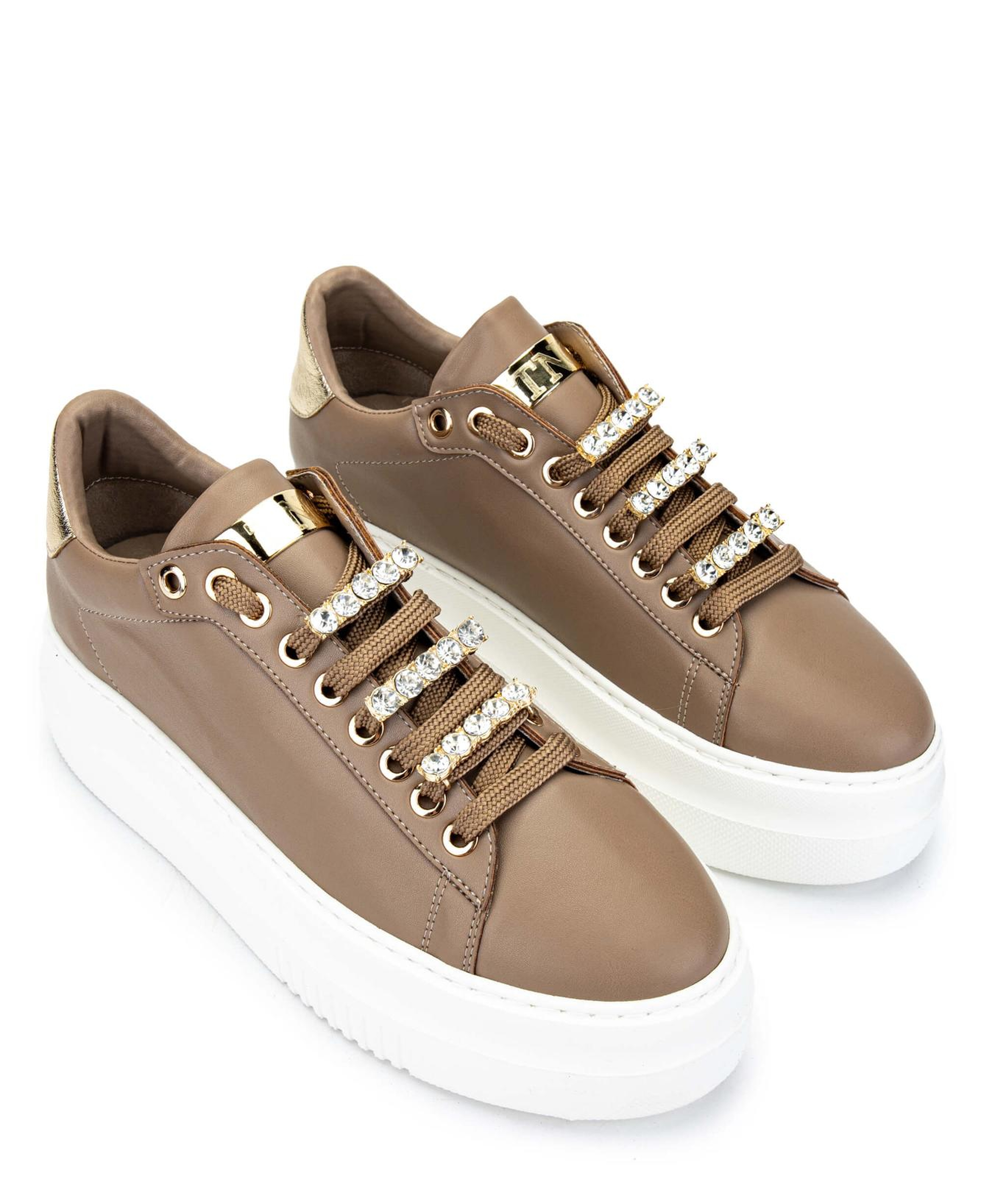 Tamer Tanca Kadın Vegan Bej Sneakers & Spor Ayakkabı
