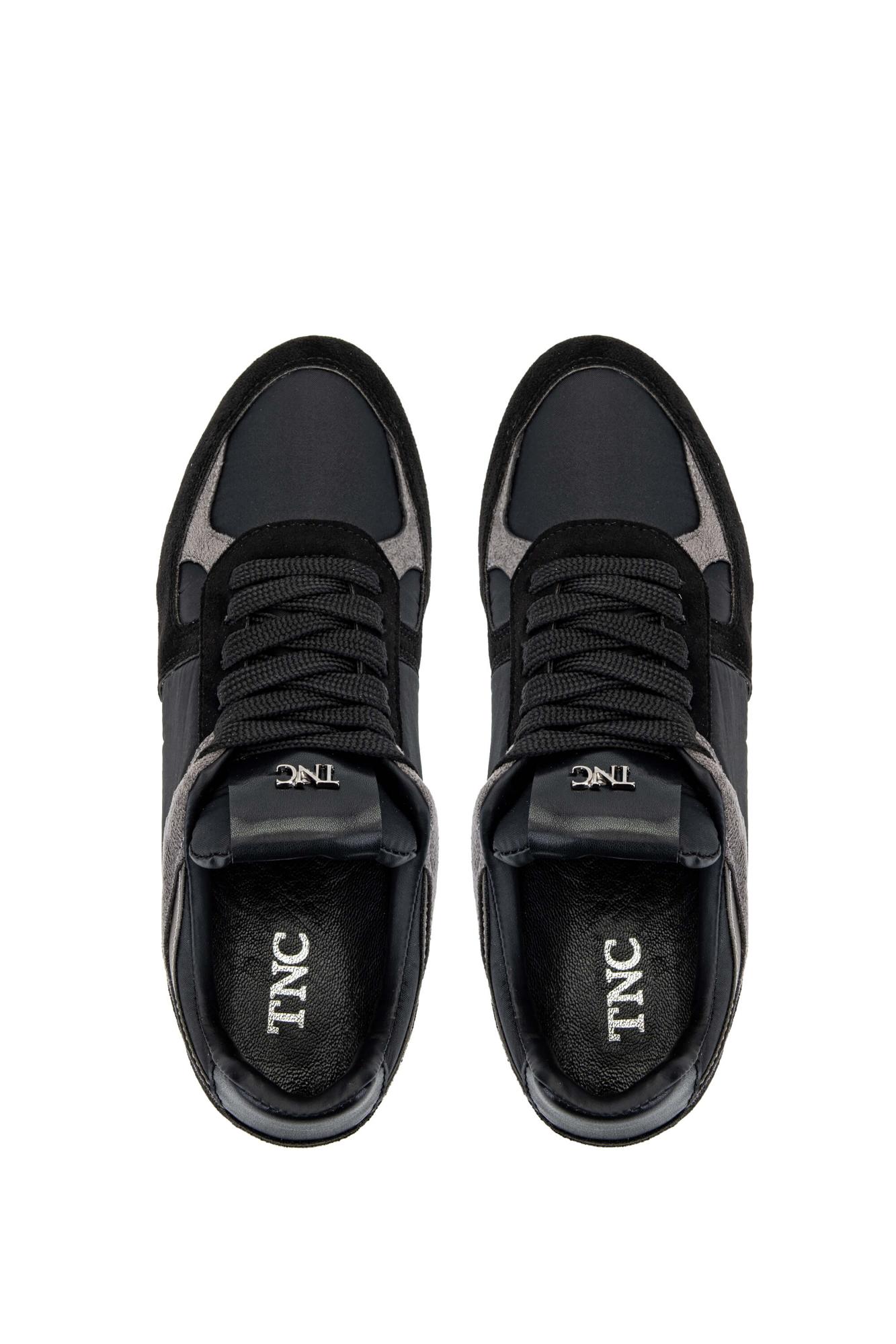 Tamer Tanca Kadın Hakiki Deri Siyah Sneakers & Spor Ayakkabı