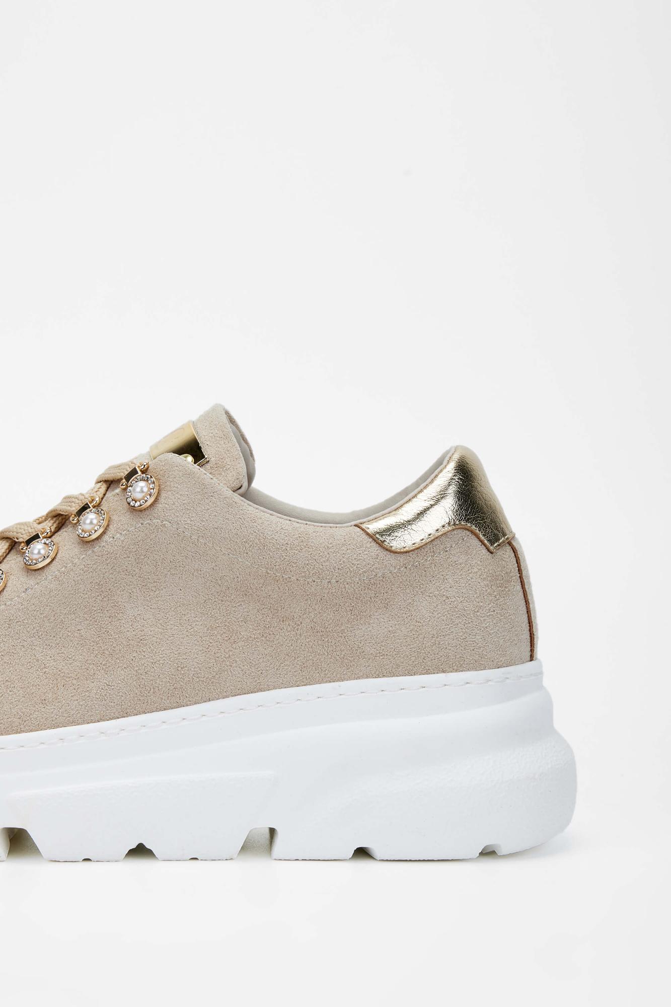 Tamer Tanca Kadın Vegan Bej Sneakers & Spor Ayakkabı