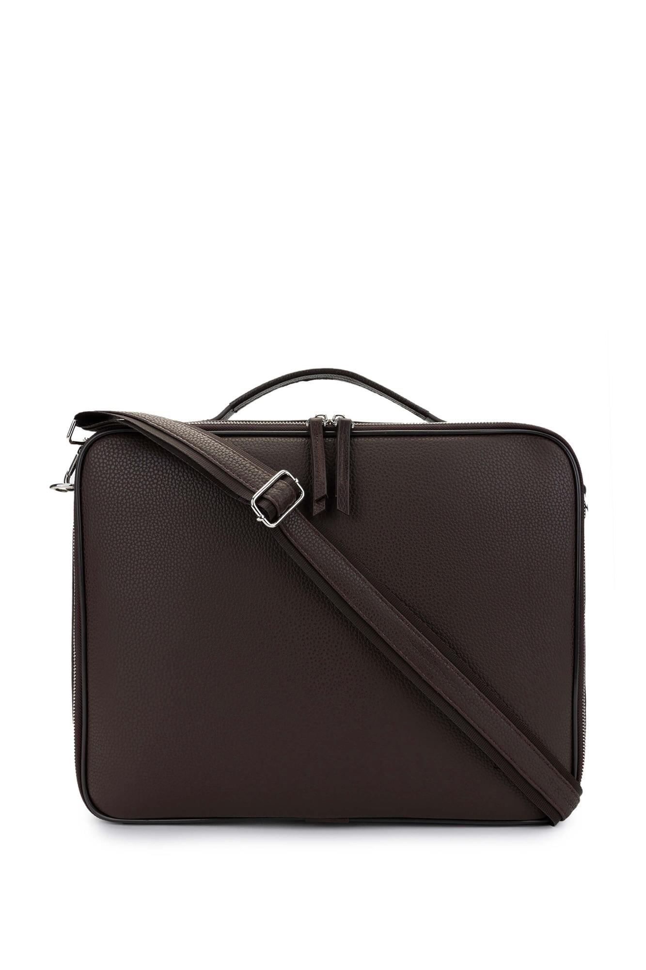 Tamer Tanca Erkek Vegan Kahverengi Evrak Çantası