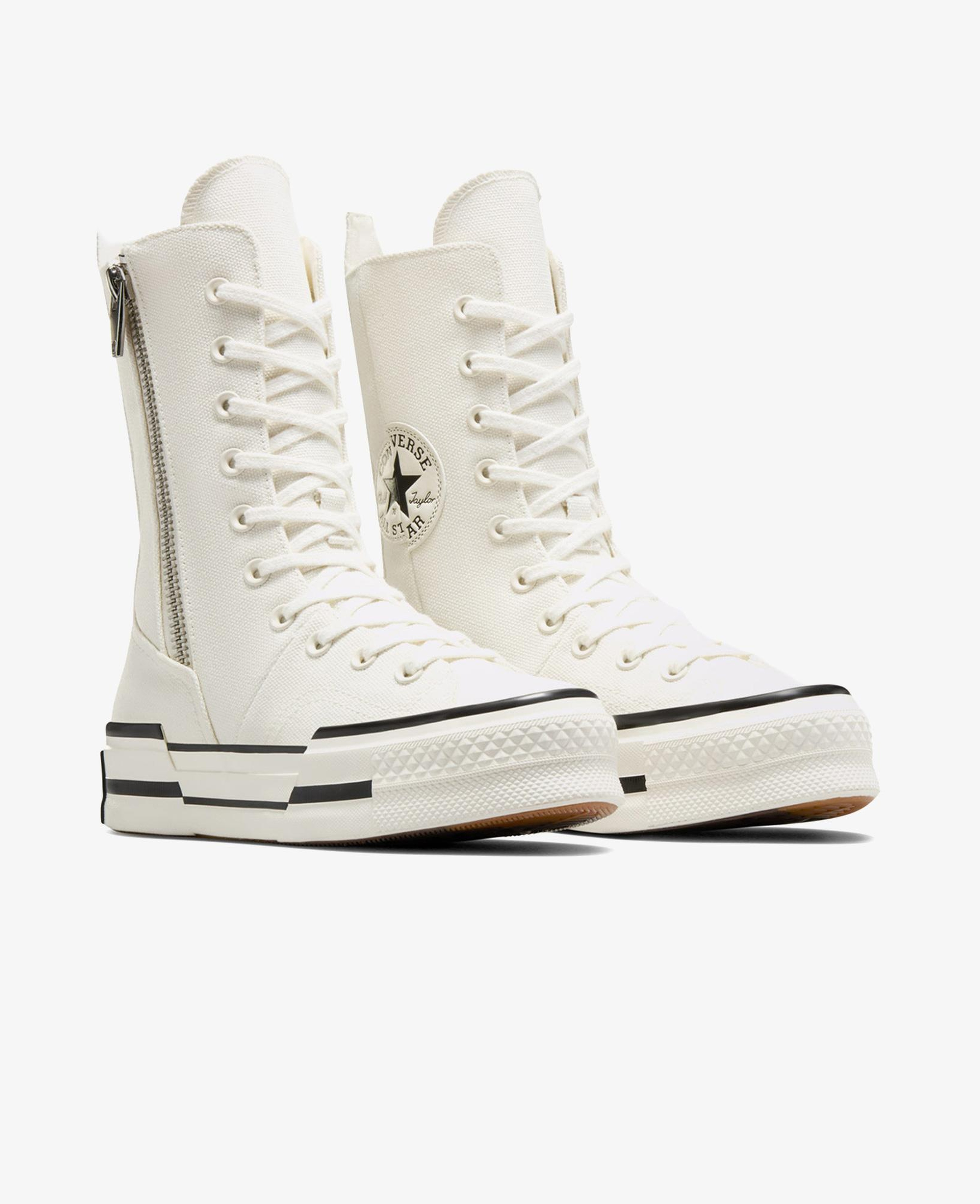 Converse Chuck 70 Plus XHi Unisex Krem Platform Sneaker
