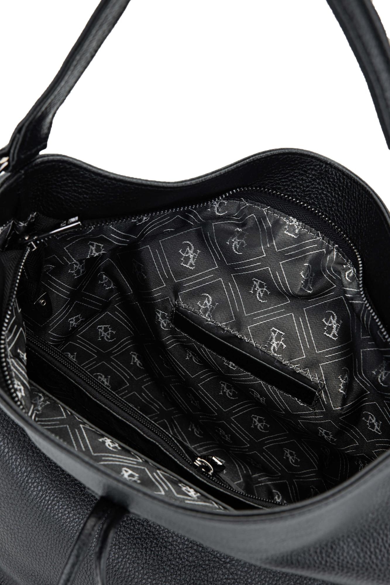 Tamer Tanca Kadın Hakiki Deri Siyah Omuz Çanta