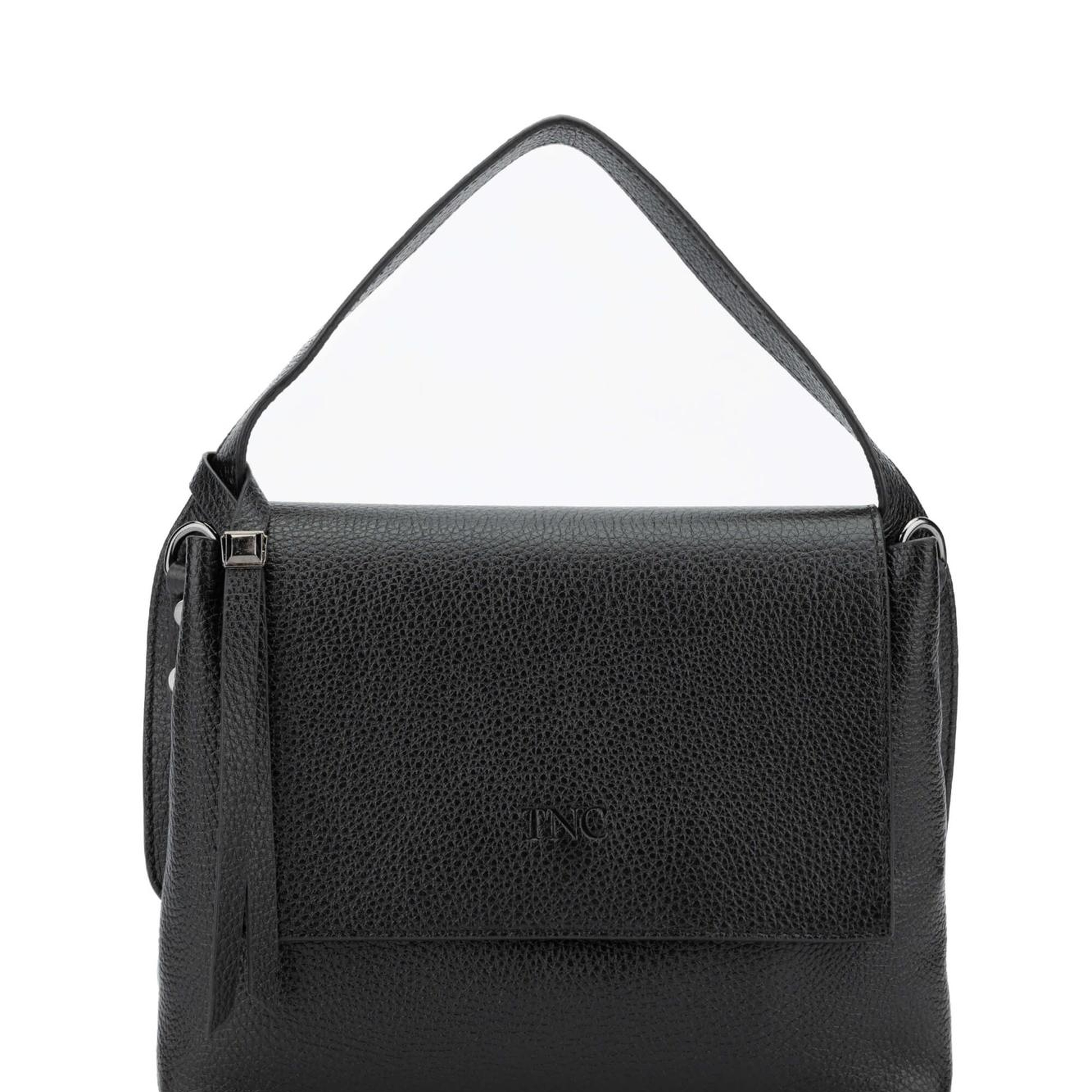 Tamer Tanca Kadın Hakiki Deri Siyah Postacı Çanta