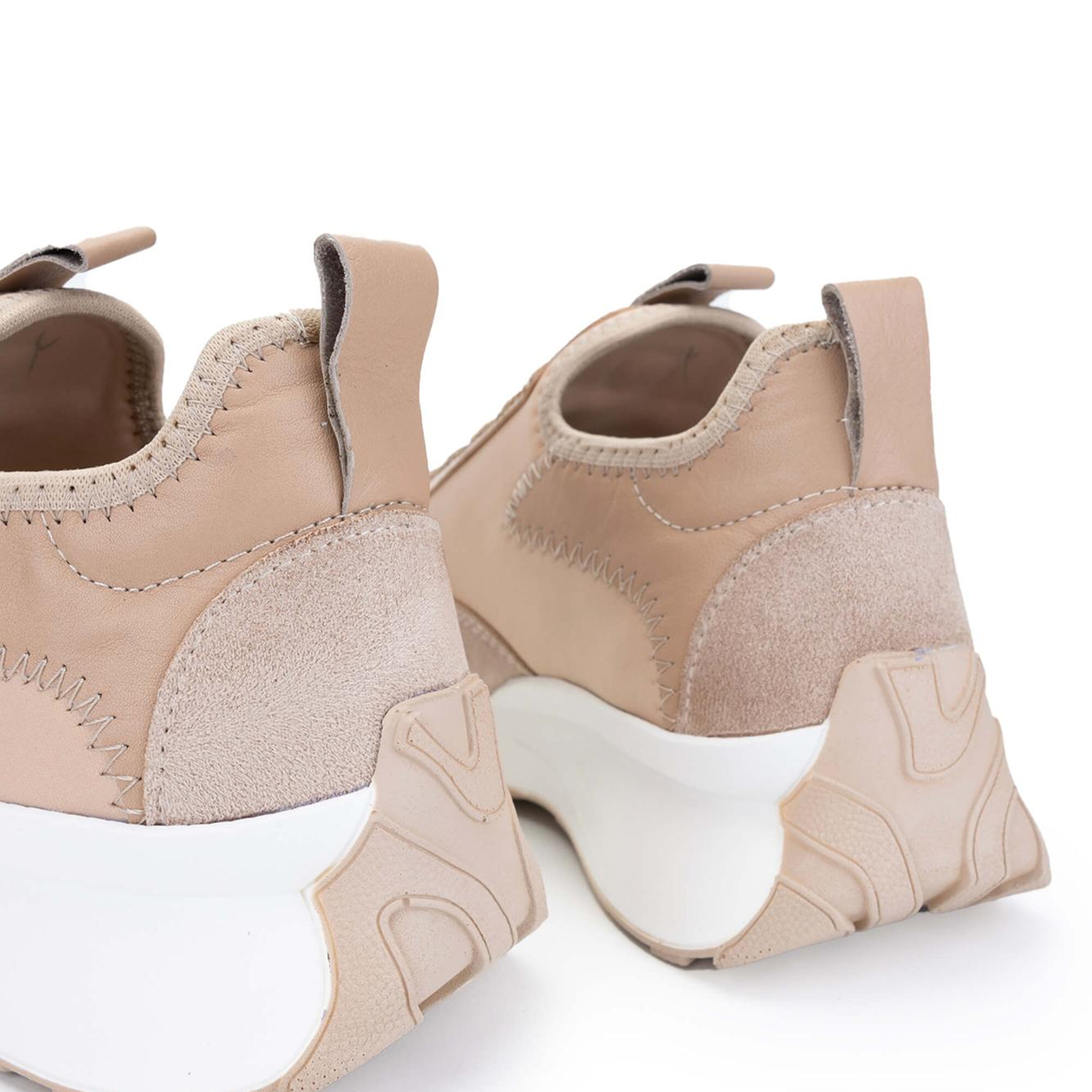 Tamer Tanca Kadın Vegan Bej Sneakers & Spor Ayakkabı