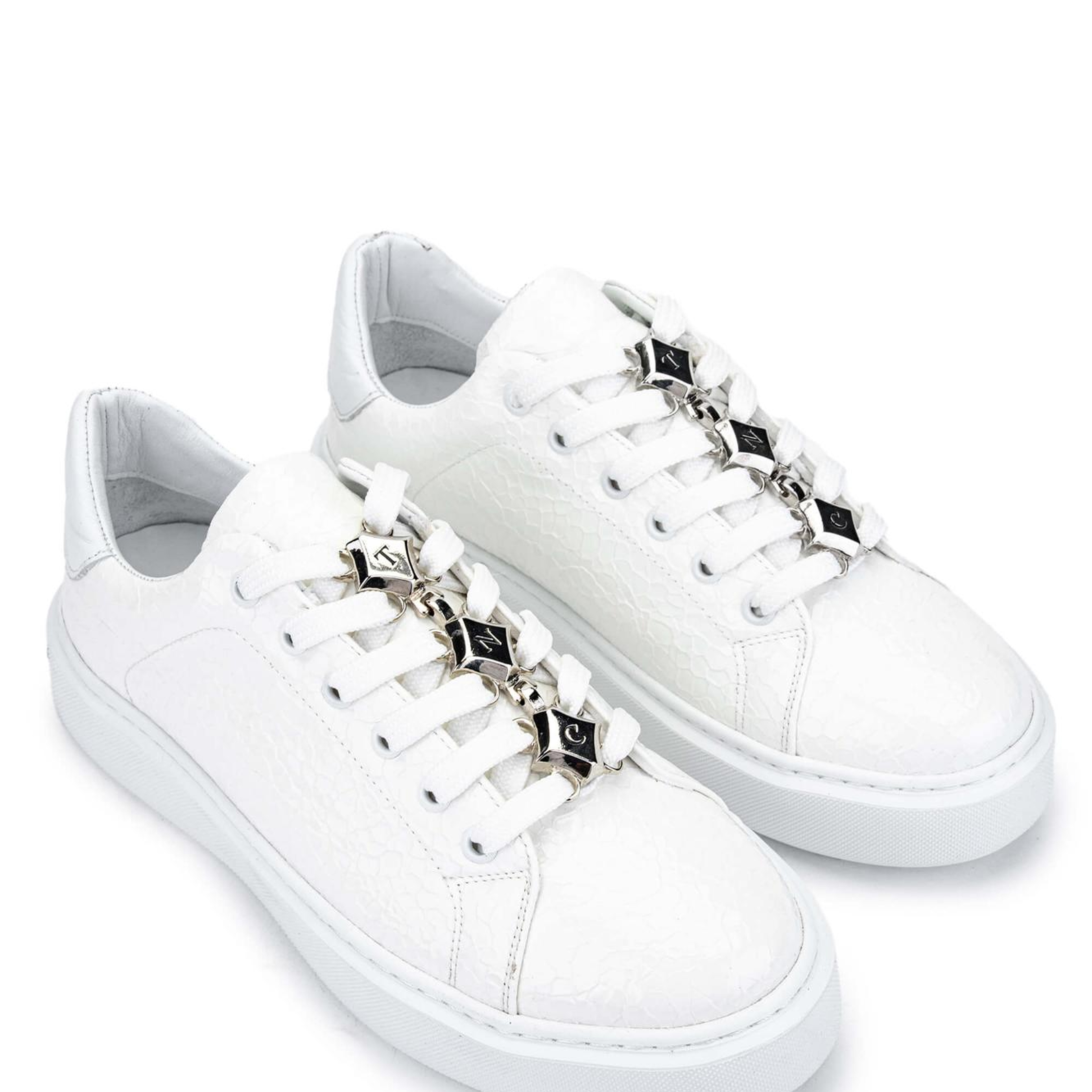 Tamer Tanca Kadın Hakiki Deri Beyaz Sneakers & Spor Ayakkabı