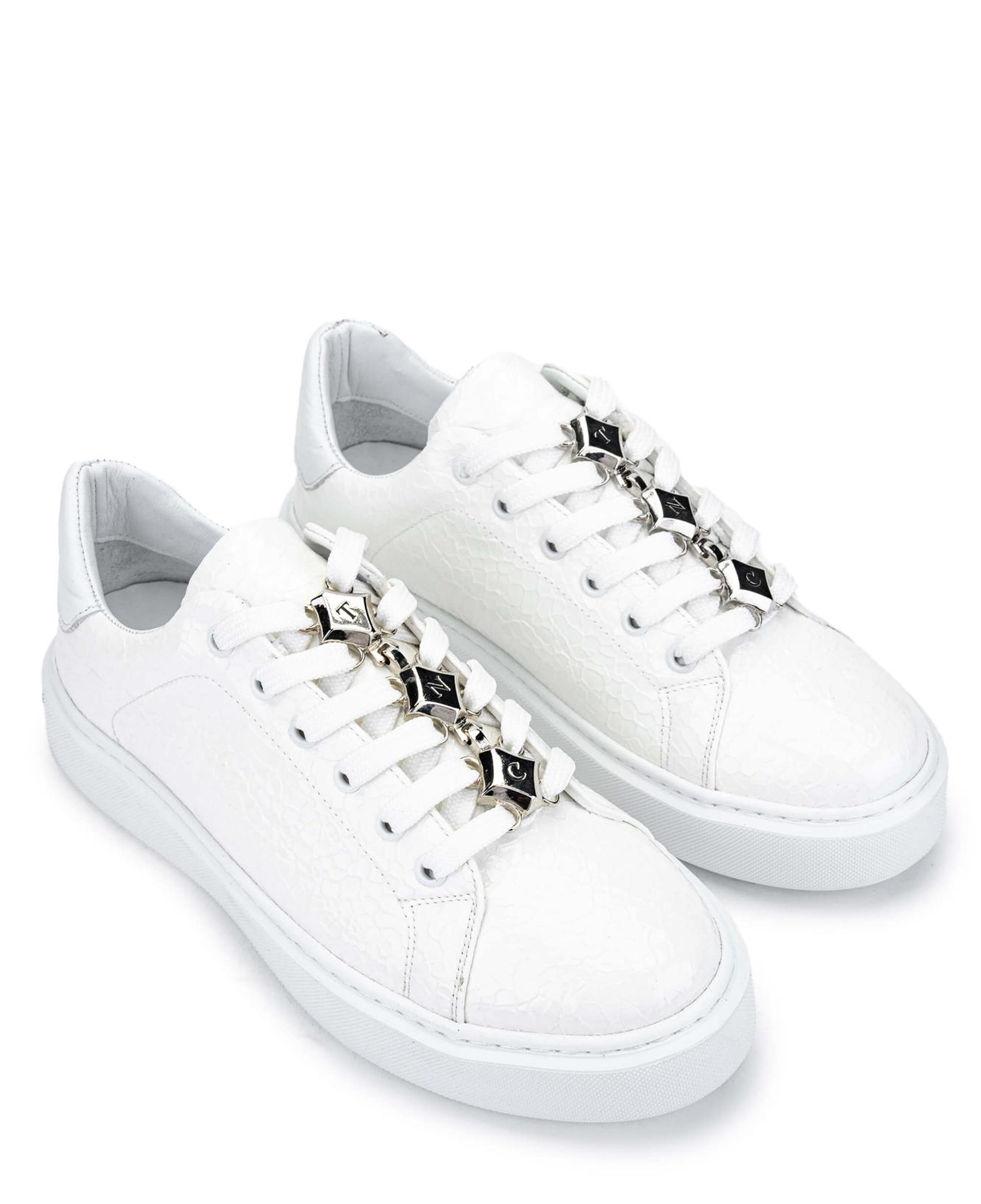 Tamer Tanca Kadın Hakiki Deri Beyaz Sneakers & Spor Ayakkabı