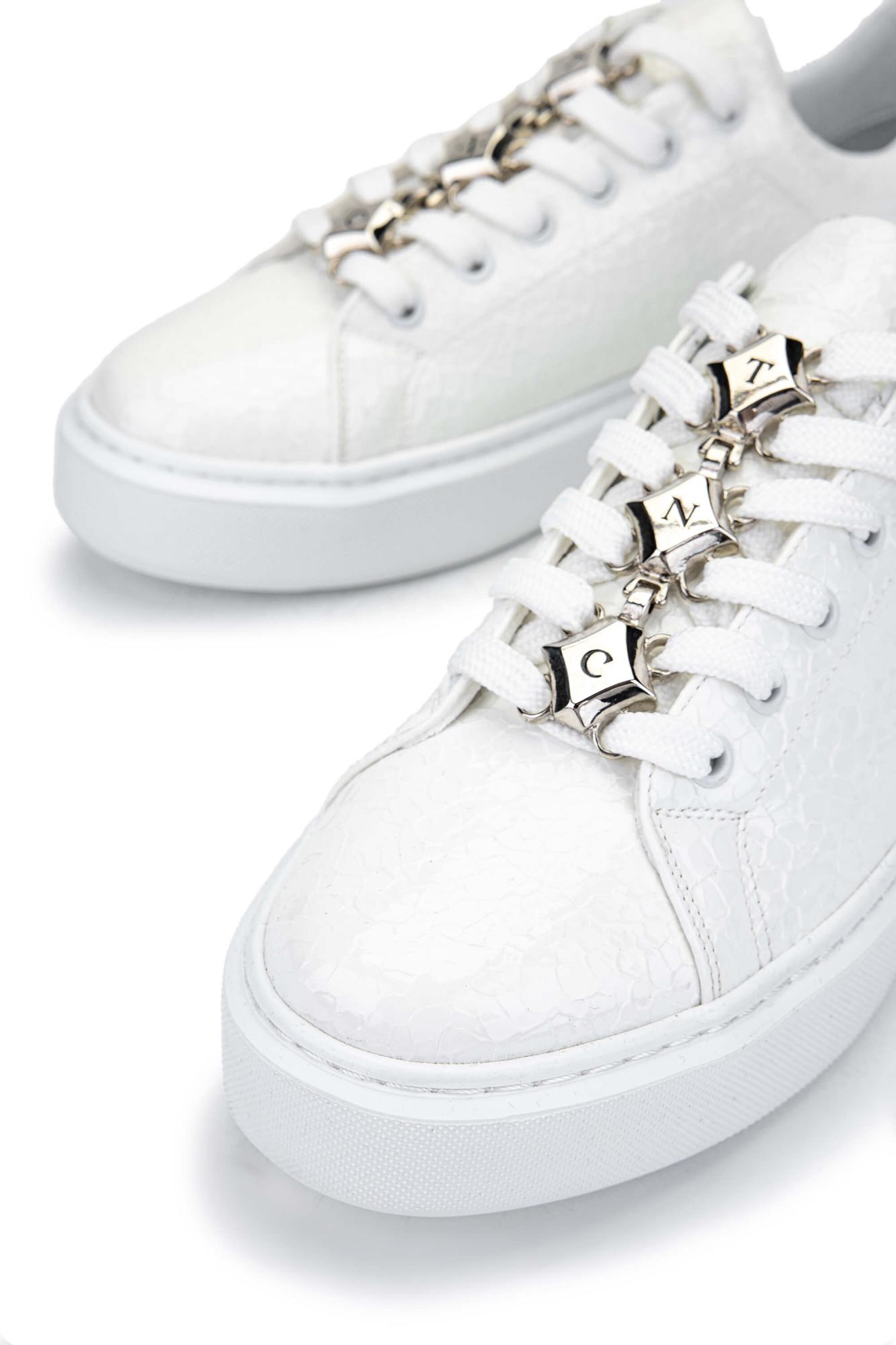 Tamer Tanca Kadın Hakiki Deri Beyaz Sneakers & Spor Ayakkabı