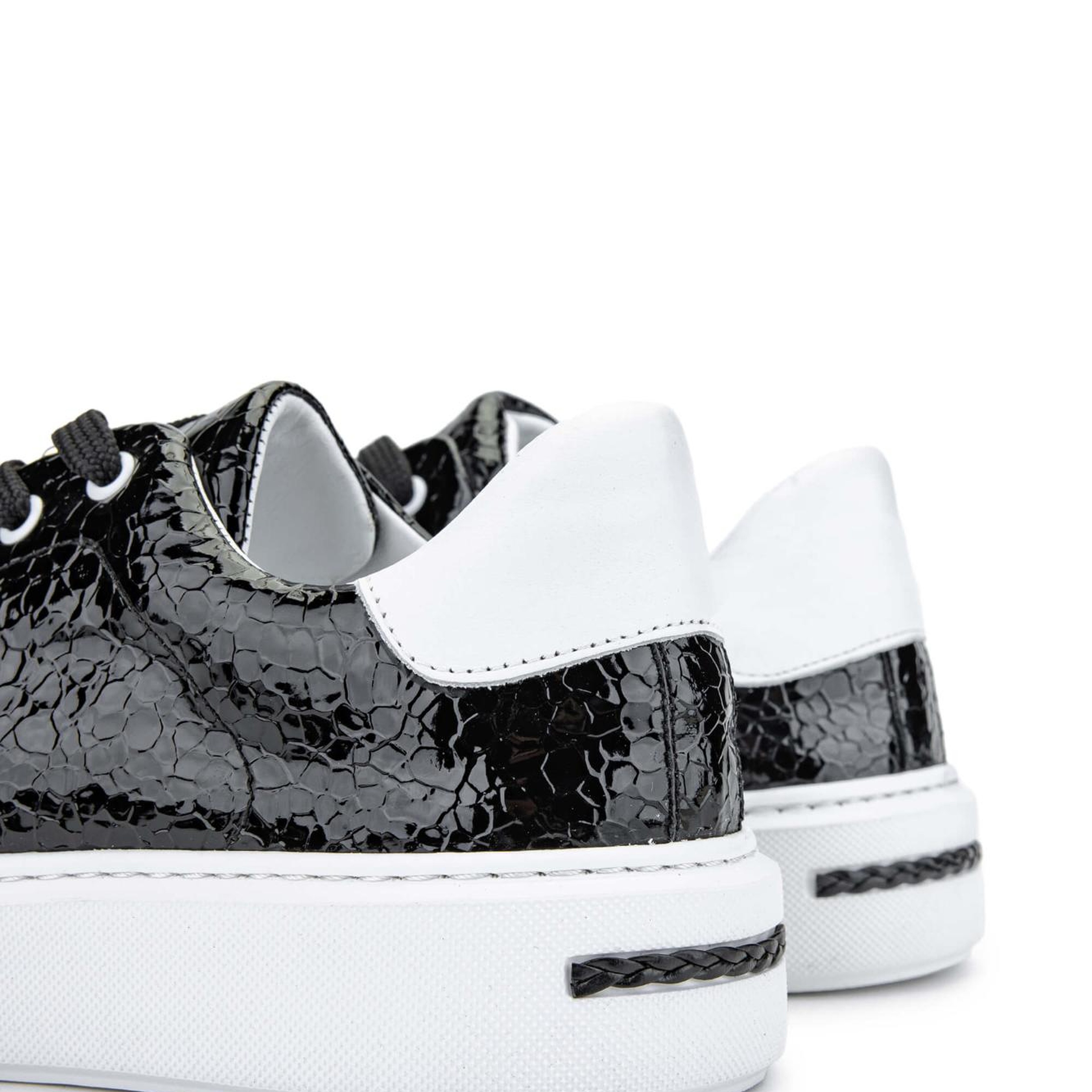 Tamer Tanca Kadın Hakiki Deri Siyah Sneakers & Spor Ayakkabı