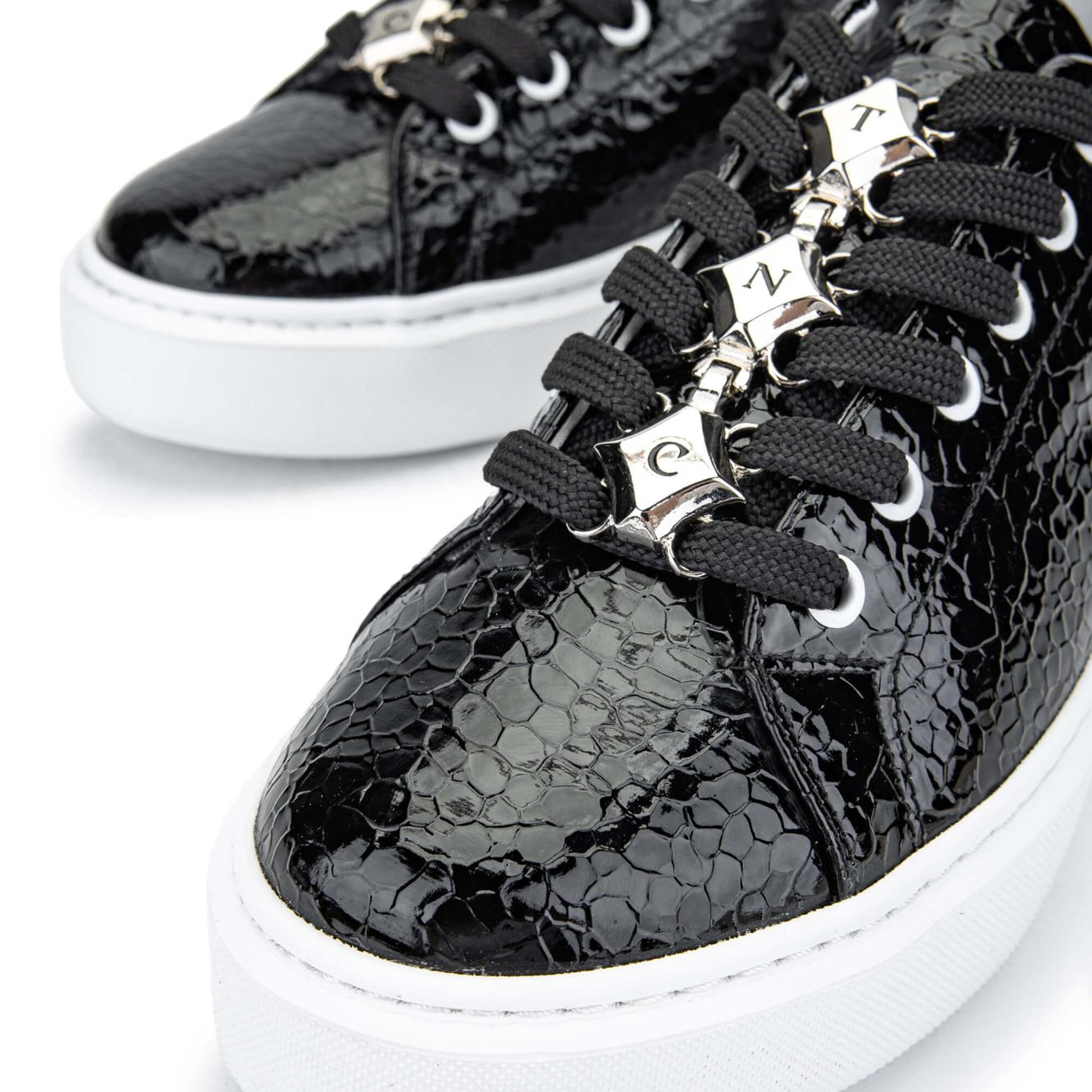 Tamer Tanca Kadın Hakiki Deri Siyah Sneakers & Spor Ayakkabı