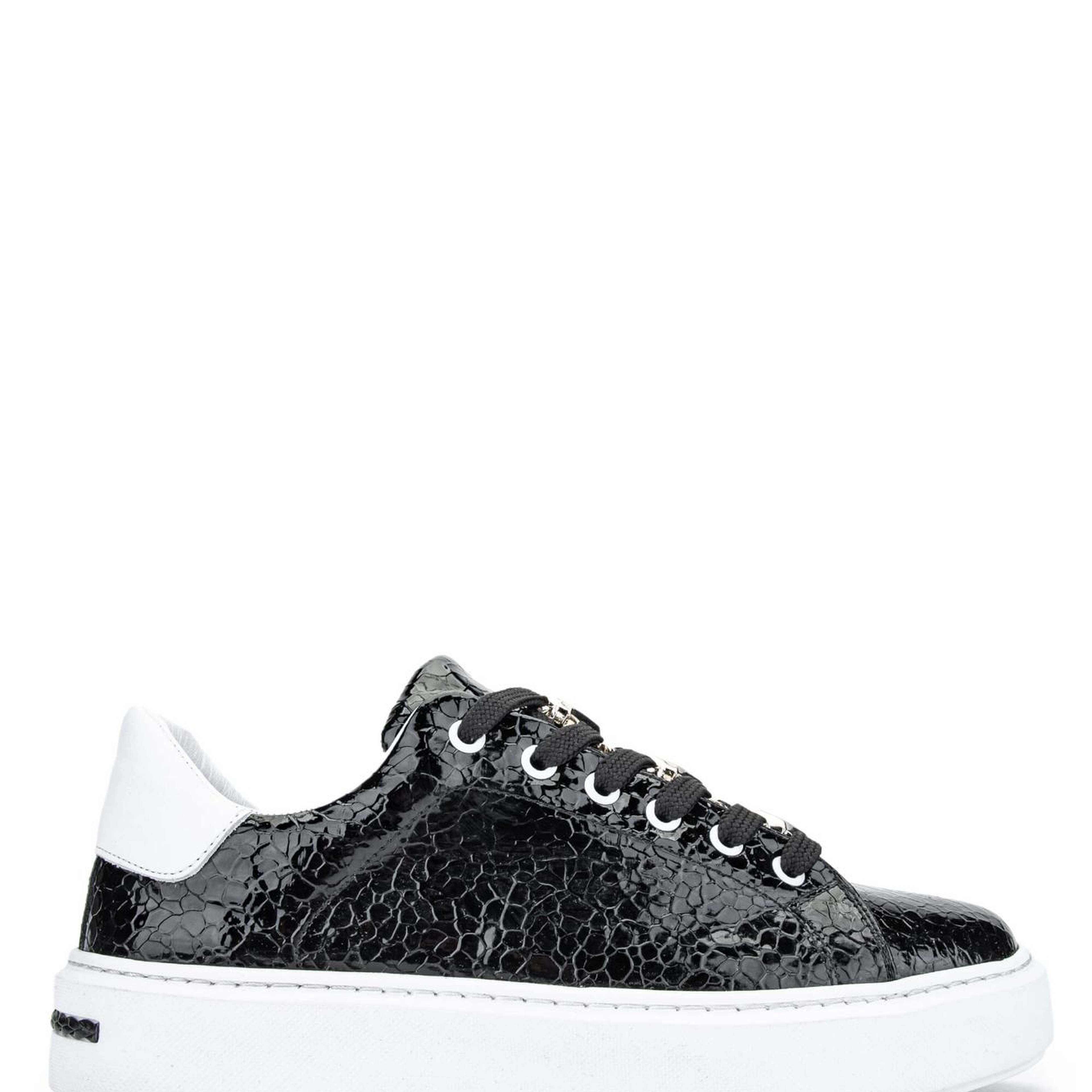 Tamer Tanca Kadın Hakiki Deri Siyah Sneakers & Spor Ayakkabı