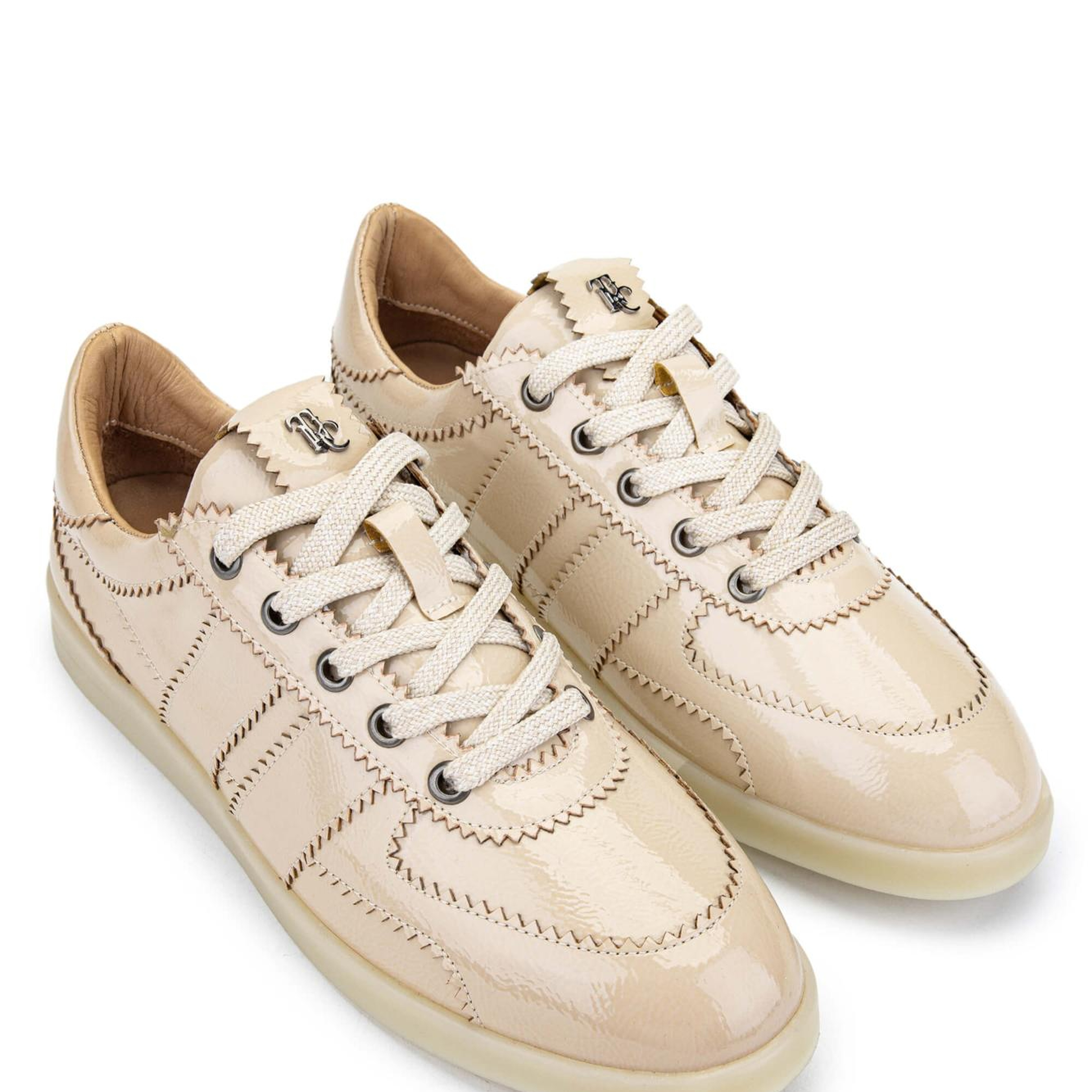 Tamer Tanca Kadın Hakiki Deri Bej Sneakers & Spor Ayakkabı