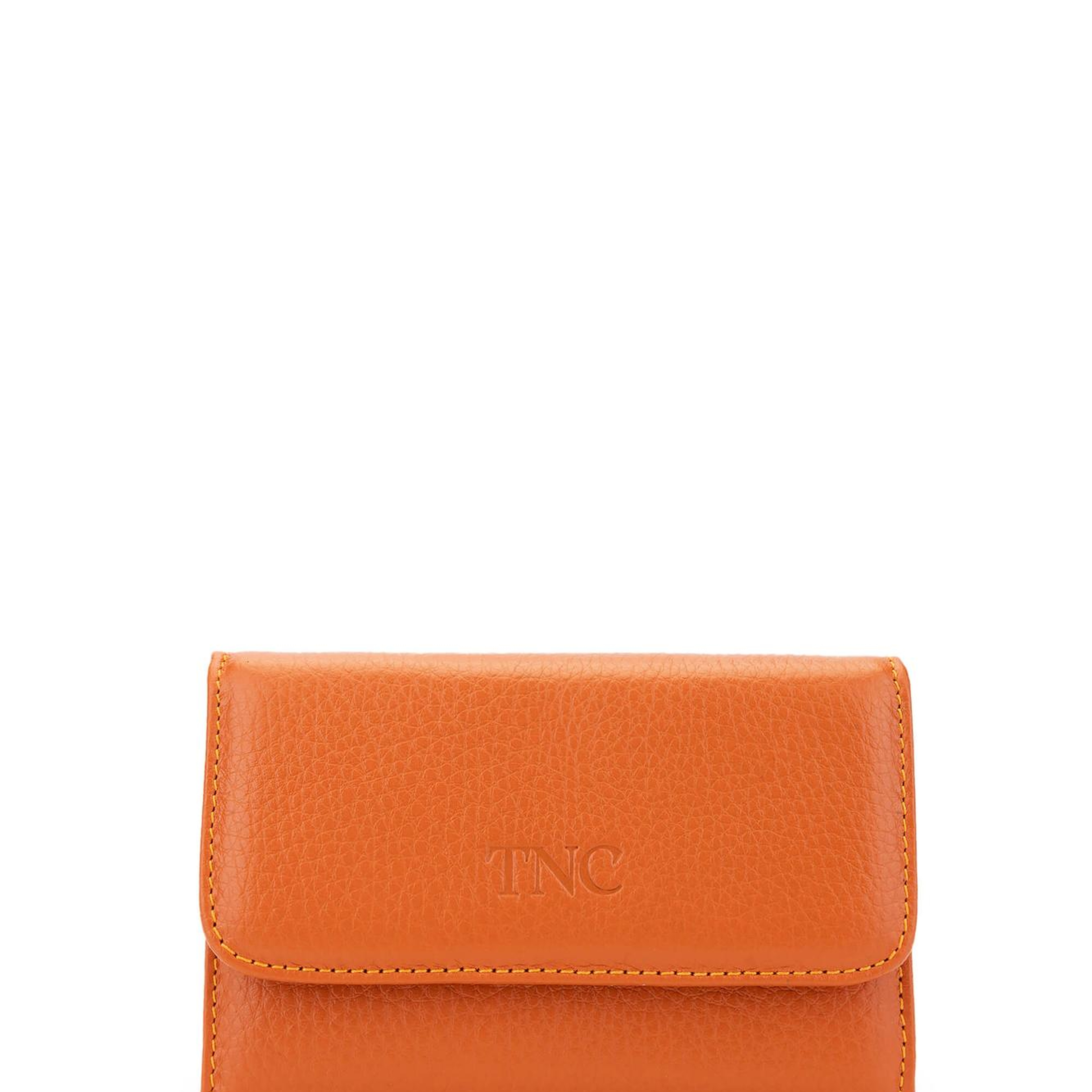 Tamer Tanca Kadın Hakiki Deri Turuncu Cüzdan Cuzdan