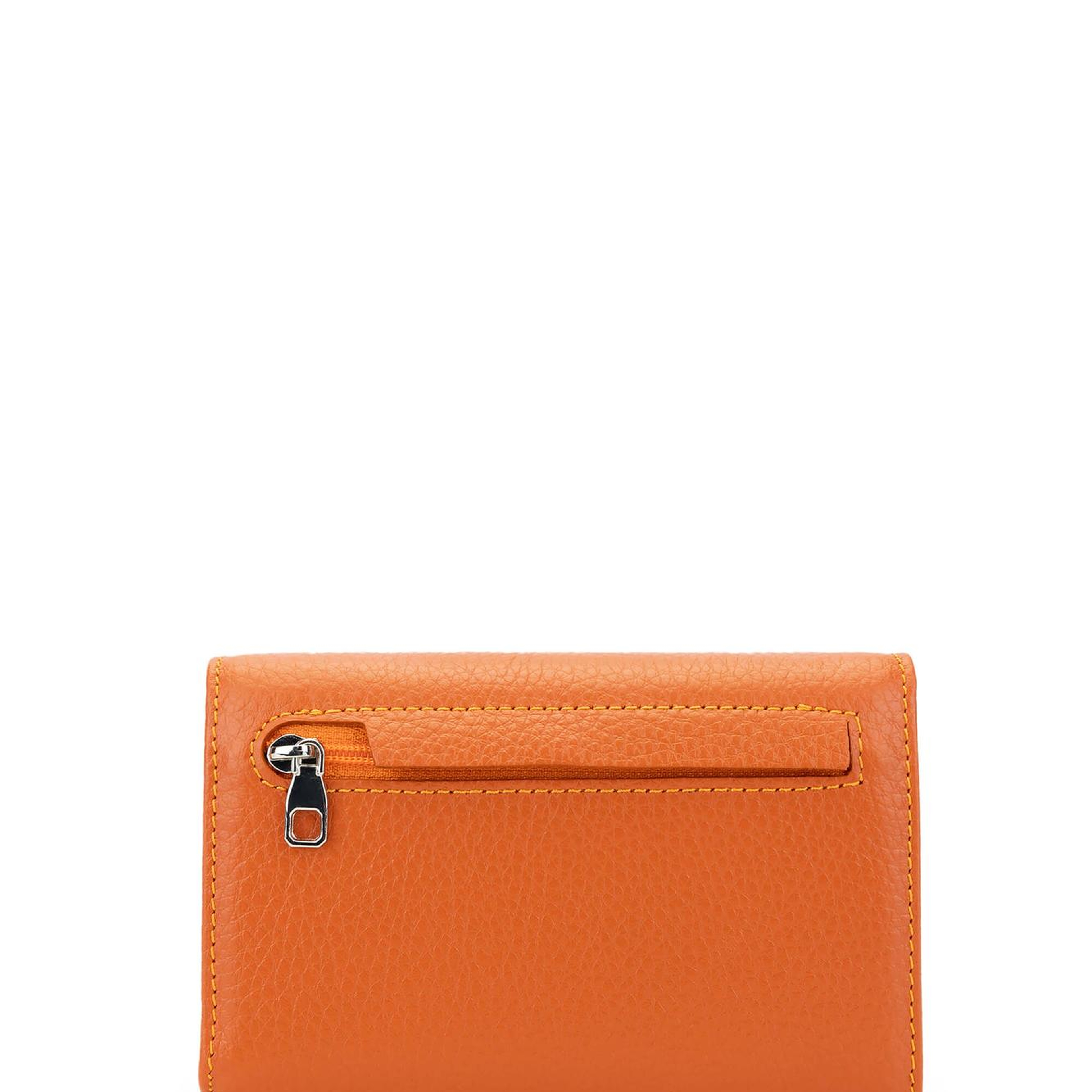 Tamer Tanca Kadın Hakiki Deri Turuncu Cüzdan Cuzdan