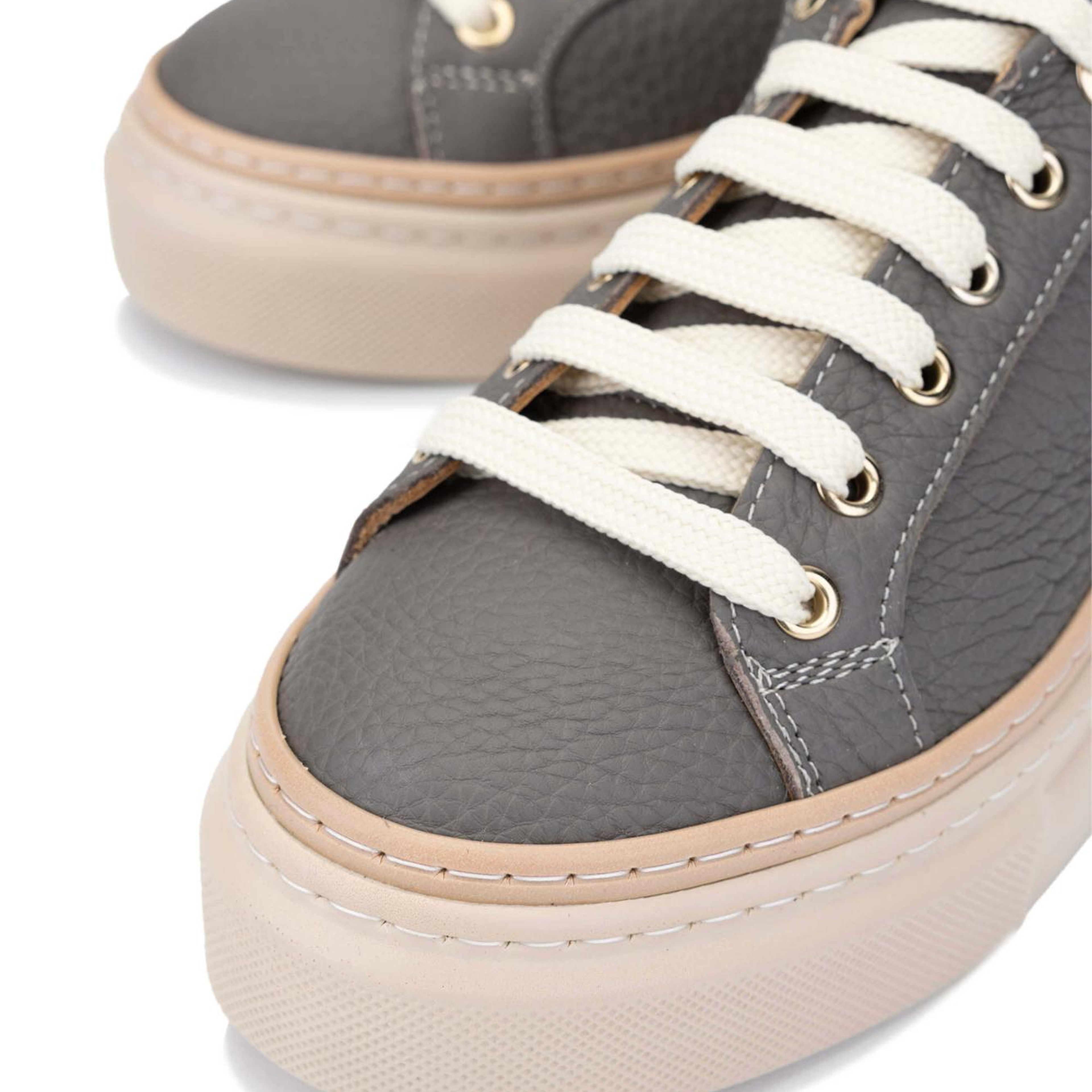 Tamer Tanca Kadın Hakiki Deri Koyu Gri Sneakers & Spor Ayakkabı