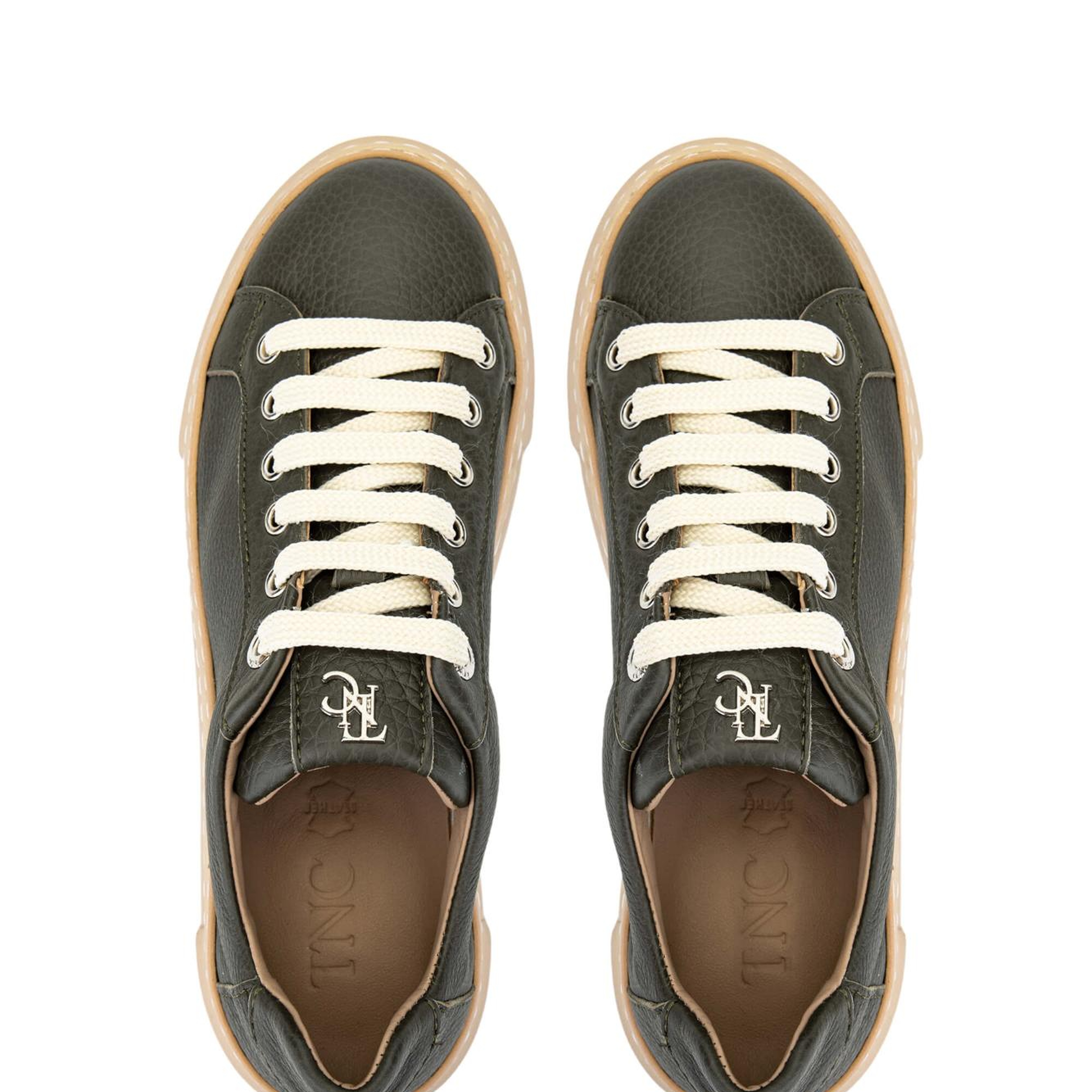 Tamer Tanca Kadın Hakiki Deri Haki Sneakers & Spor Ayakkabı