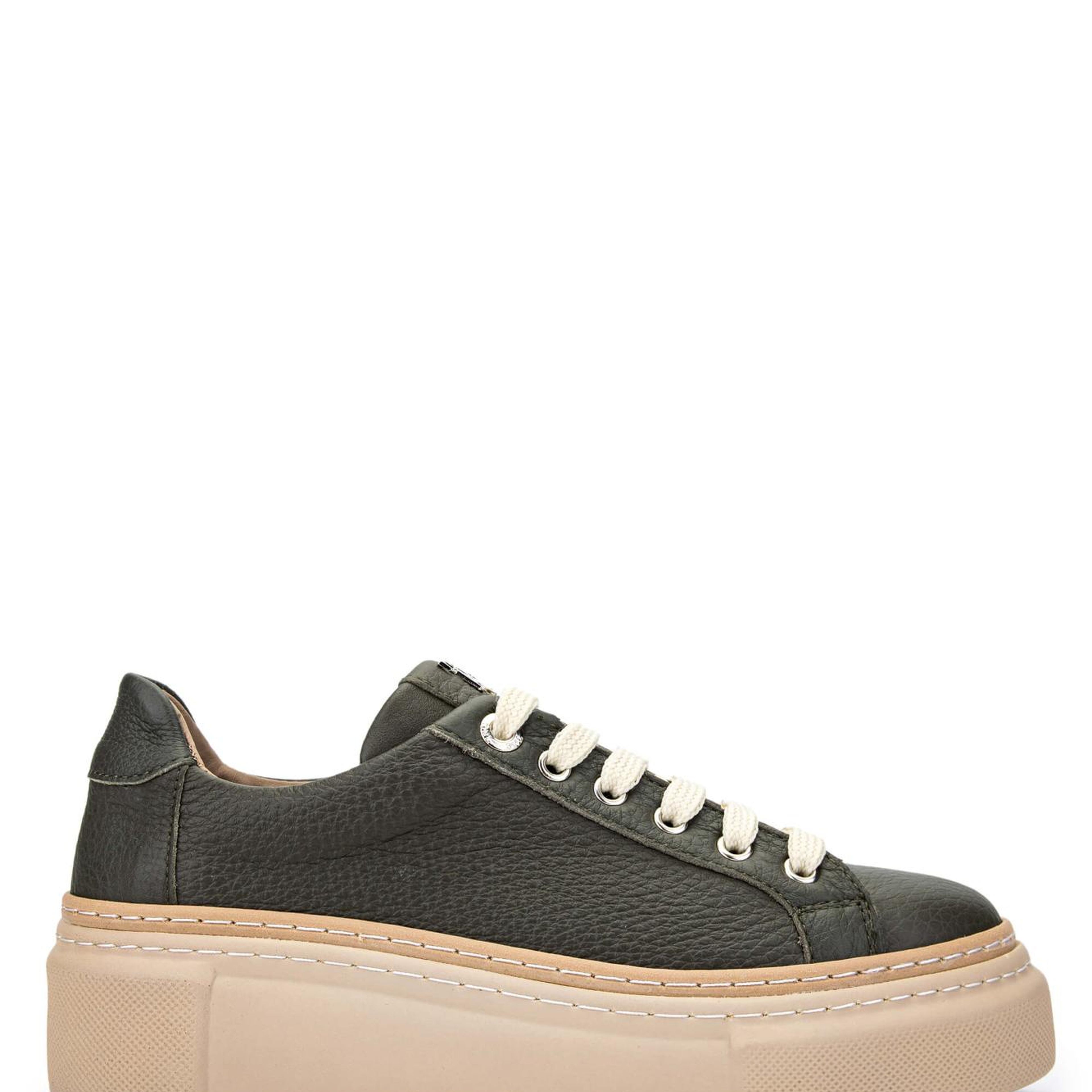 Tamer Tanca Kadın Hakiki Deri Haki Sneakers & Spor Ayakkabı