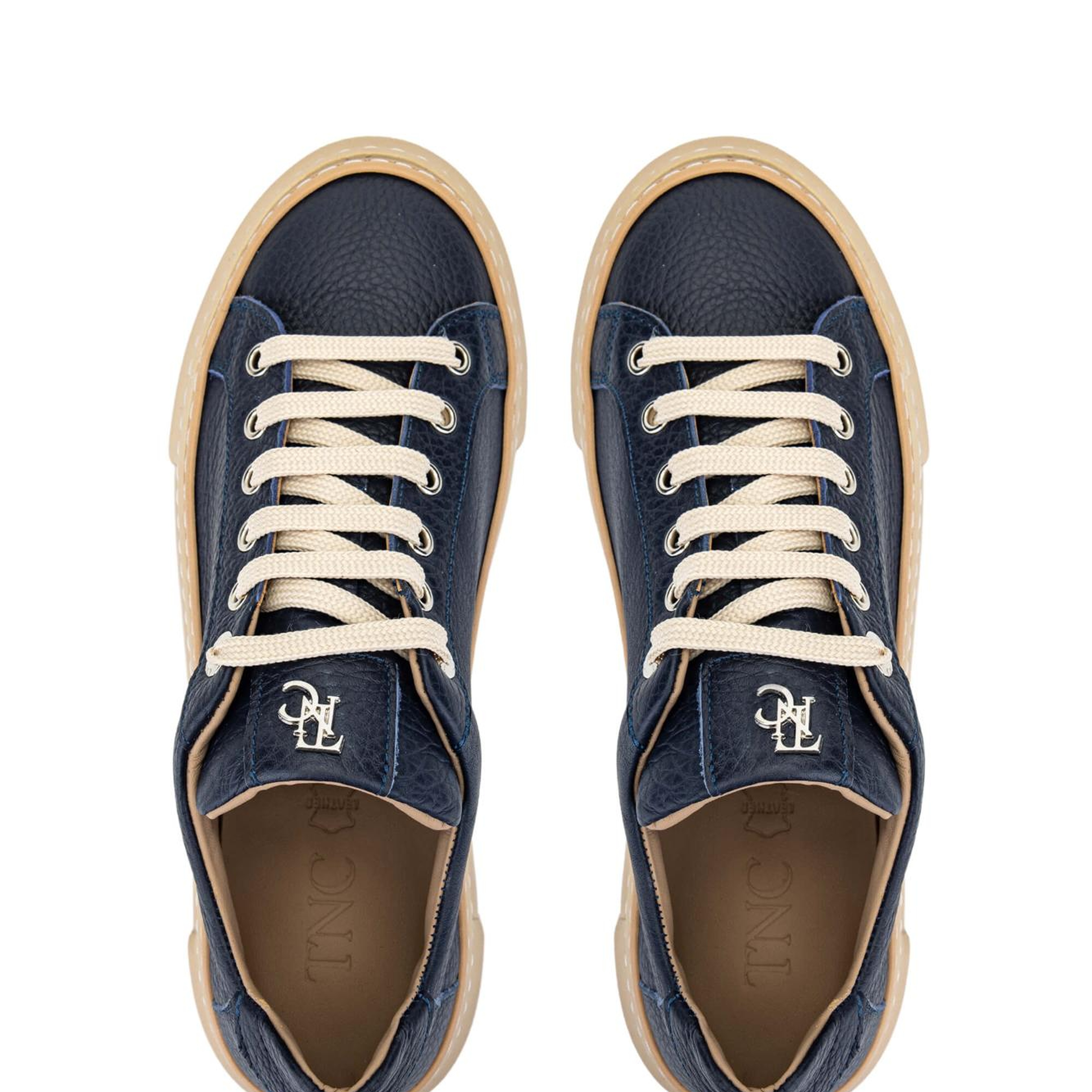 Tamer Tanca Kadın Hakiki Deri Lacivert Sneakers & Spor Ayakkabı