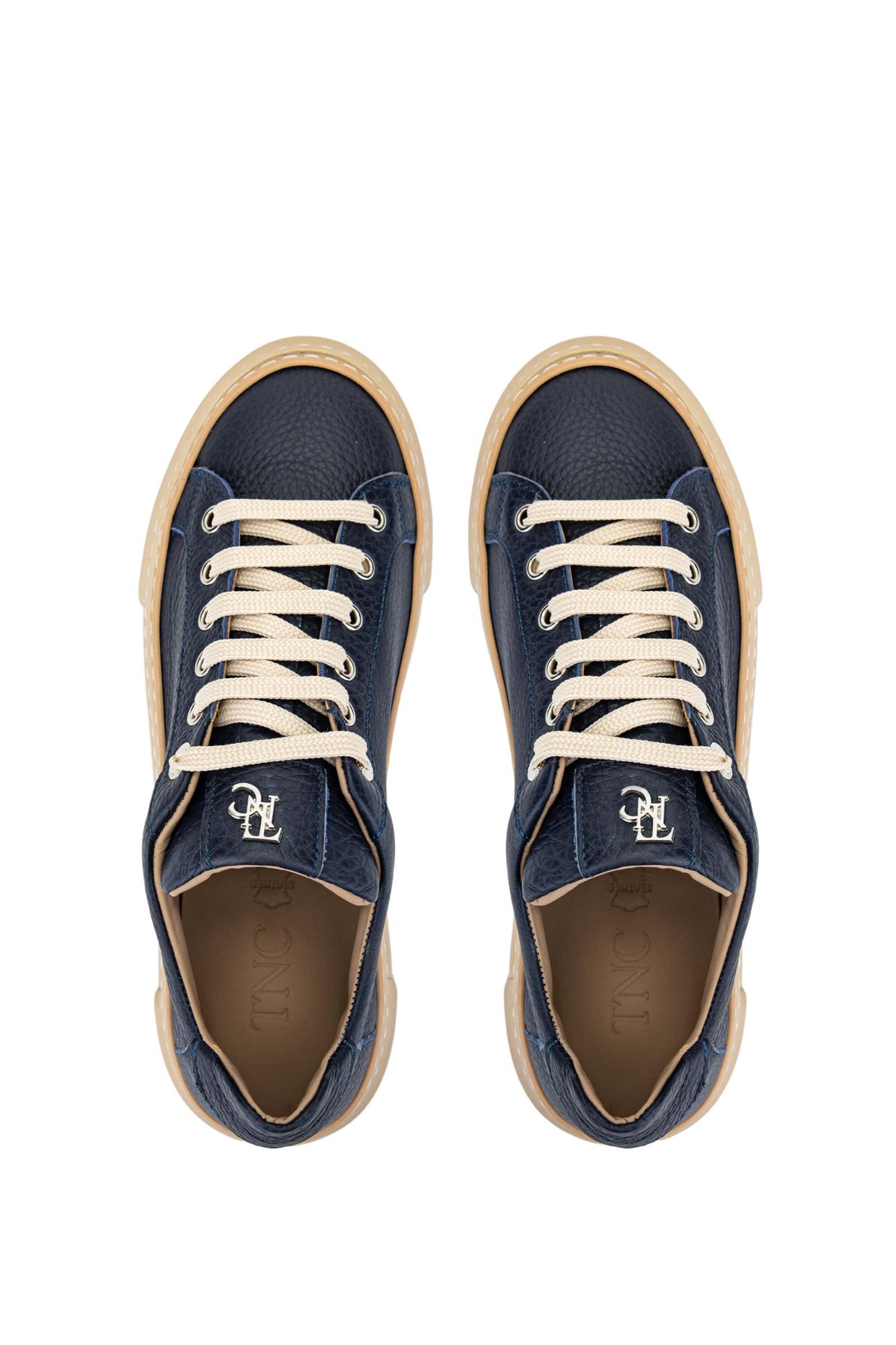 Tamer Tanca Kadın Hakiki Deri Lacivert Sneakers & Spor Ayakkabı