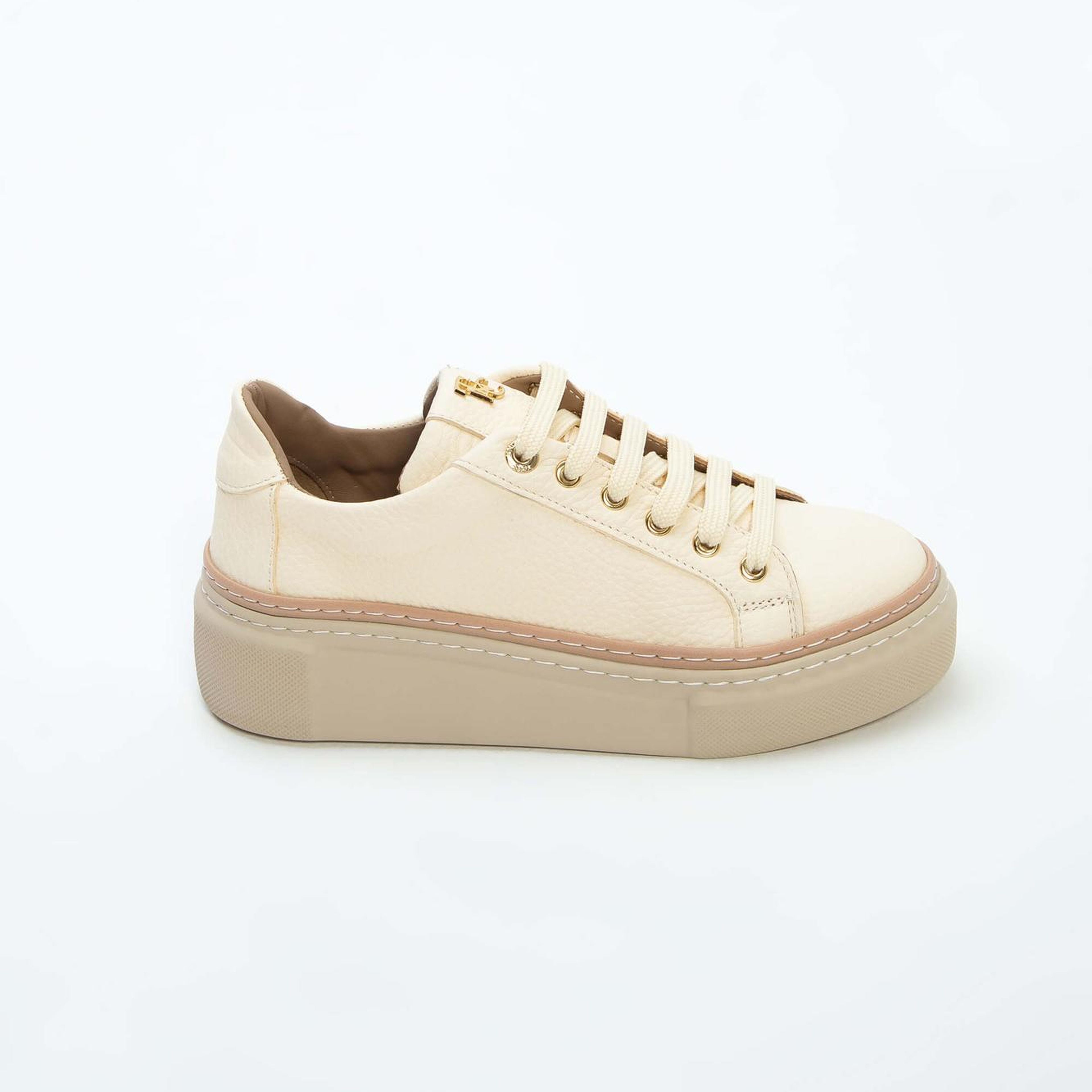Tamer Tanca Kadın Hakiki Deri Bej Sneakers & Spor Ayakkabı