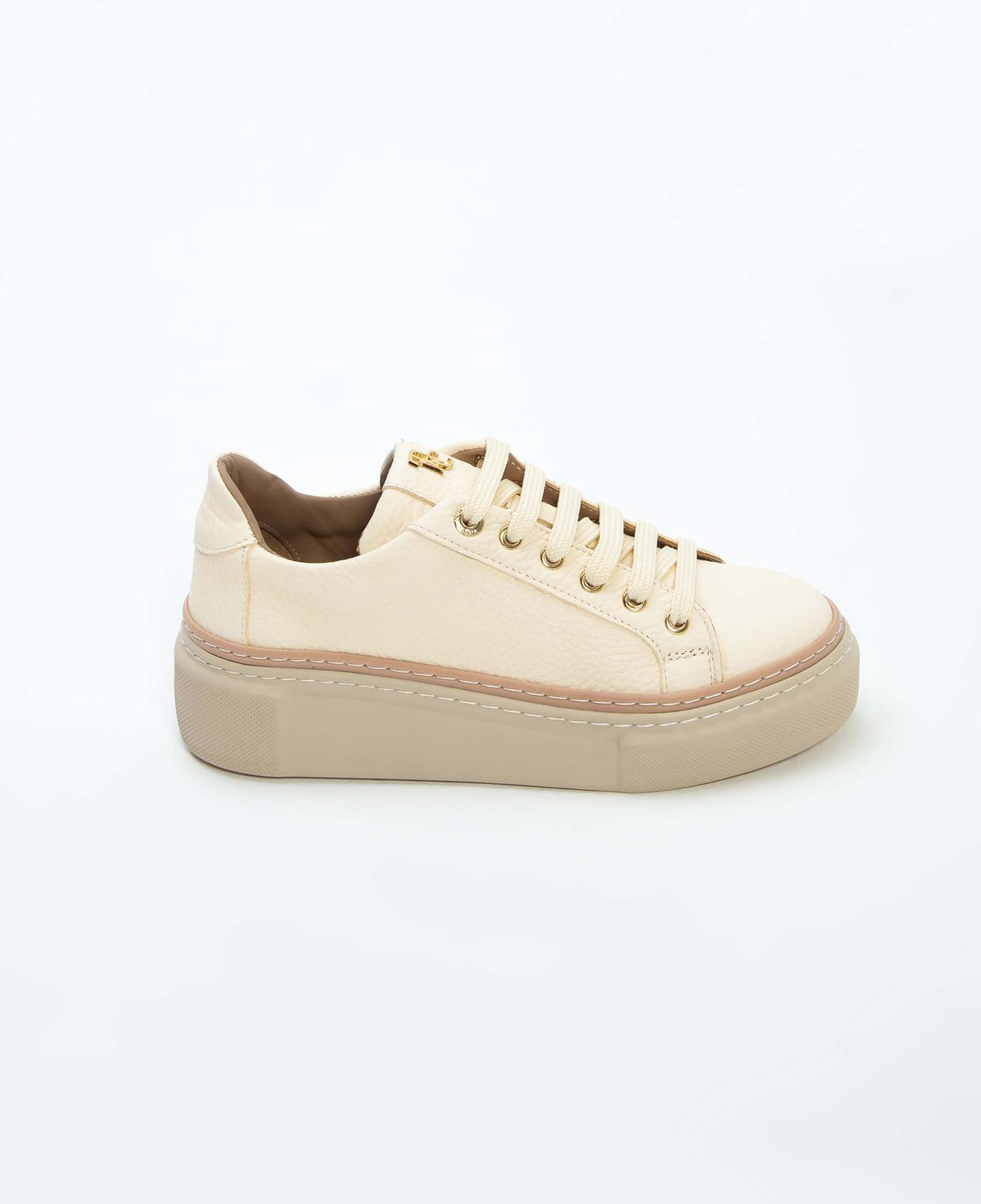 Tamer Tanca Kadın Hakiki Deri Bej Sneakers & Spor Ayakkabı
